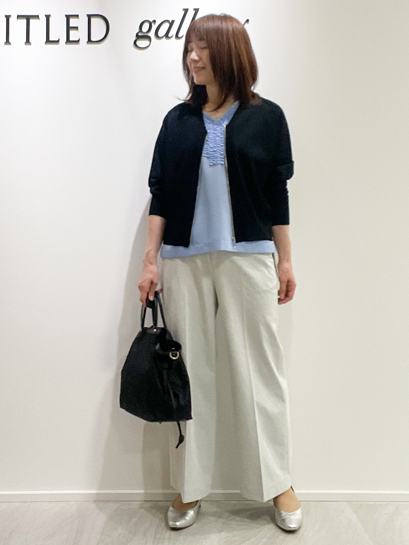めいさんの「UNTITLED｜【アンサンブル可/日除け・冷房対策】シアーレーヨンZIPカーディガン」を使ったコーディネート