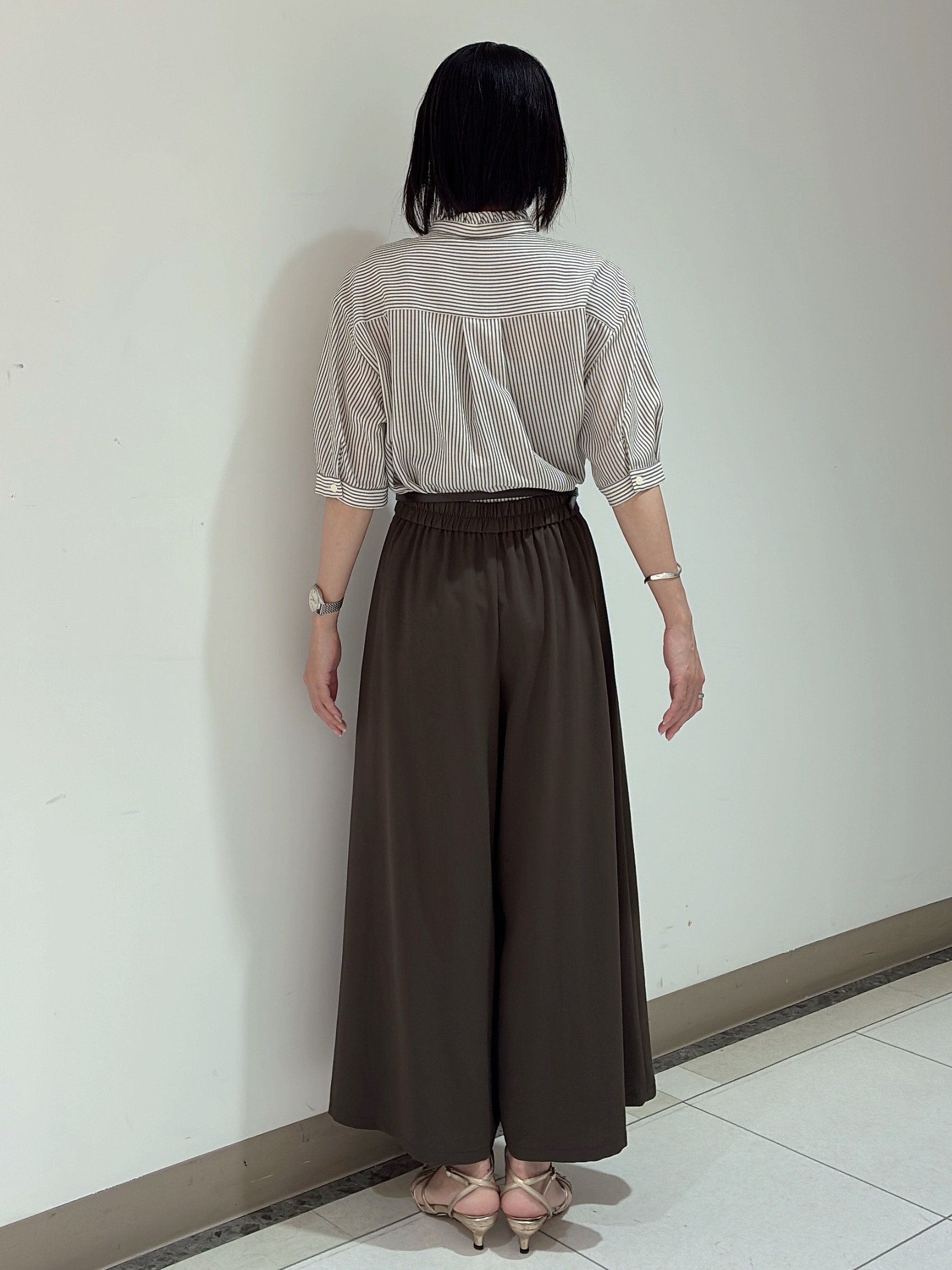 環さんの「UNTITLED｜【接触冷感/はっ水/セットアップ可】リラクシーガウチョパンツ」を使ったコーディネート