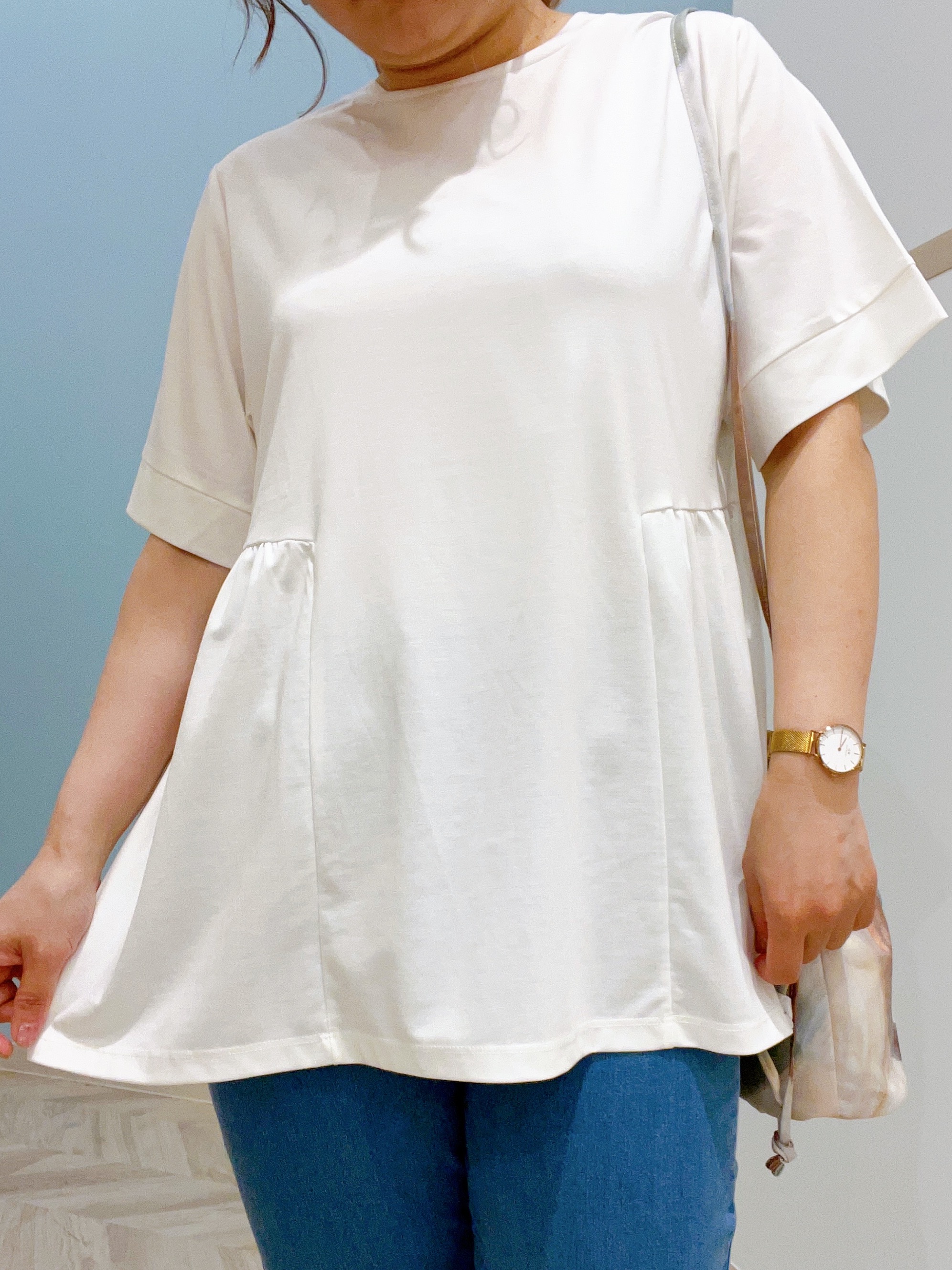 kitaさんの「SHOO･LA･RUE｜【S-LL/洗濯機可】さらっとタッチ ほんのりシアーカーディガン」を使ったコーディネート