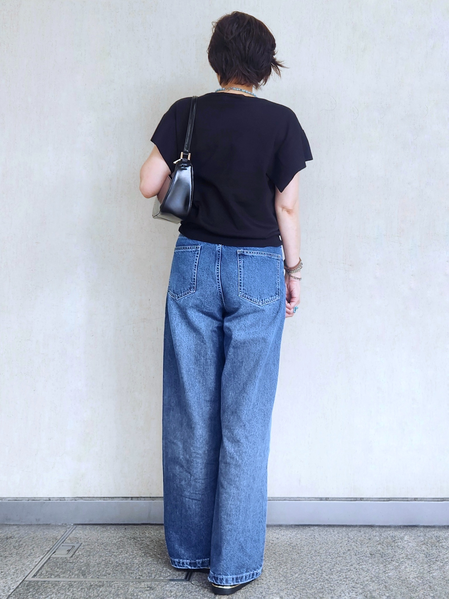 milkyさんの「OPAQUE.CLIP｜『STORY Web7月掲載』ドライタッチラメニット《UV／洗える／6col》」を使ったコーディネート