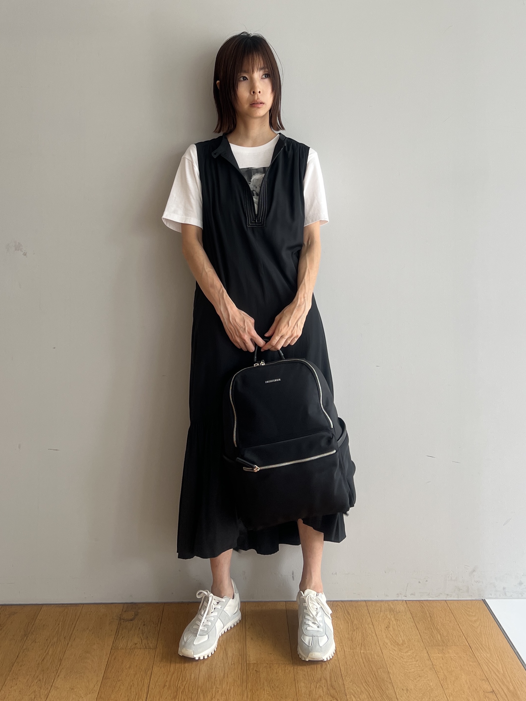 misaさんの「DRESSTERIOR｜【別注】マリリンモンロー/モノトーンプリントTシャツ」を使ったコーディネート