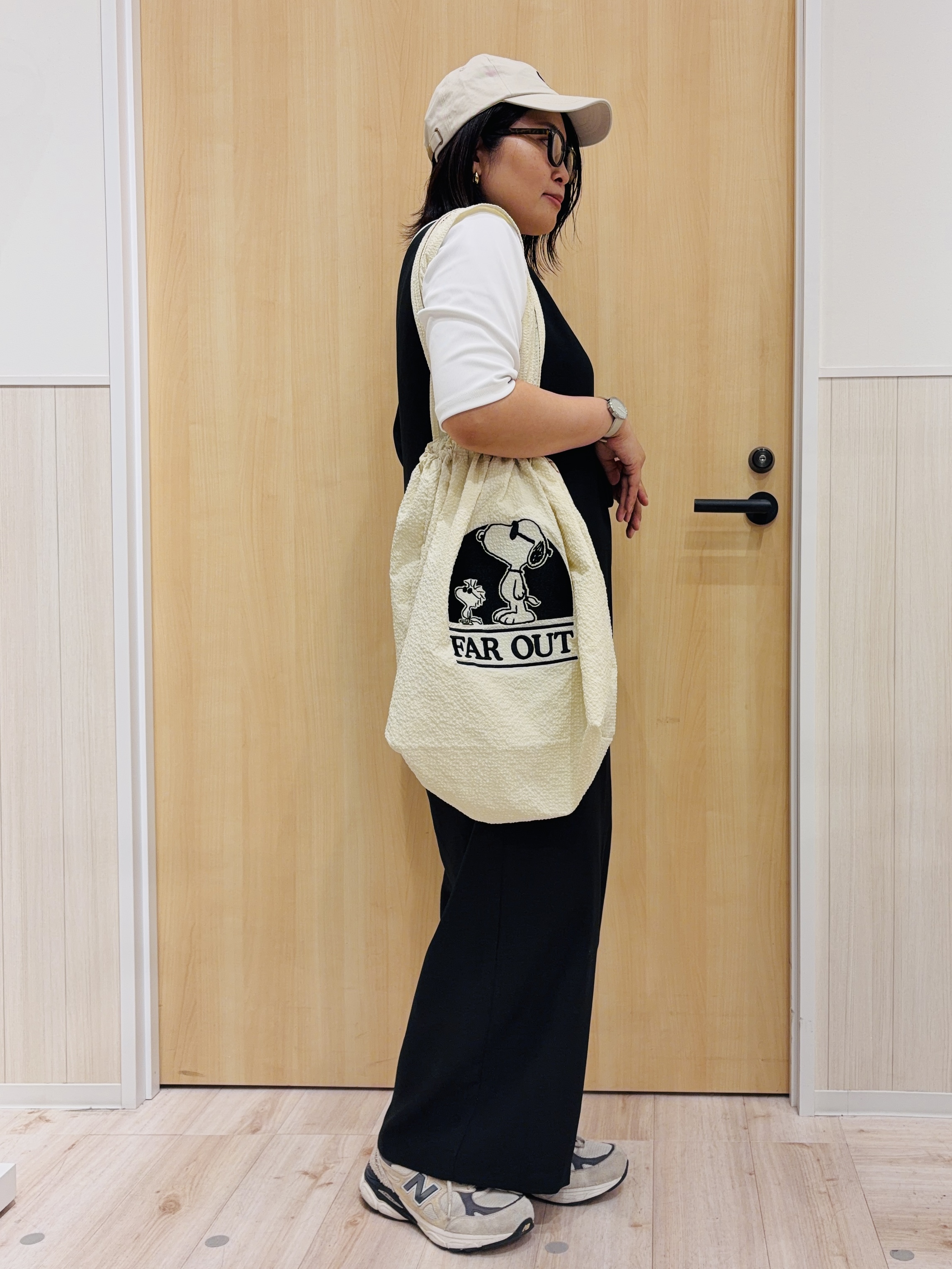 すーさんの「SHOO･LA･RUE｜【ひんやり/前後2WAY/S-LL】着回しやすい 5分袖テレコトップス」を使ったコーディネート