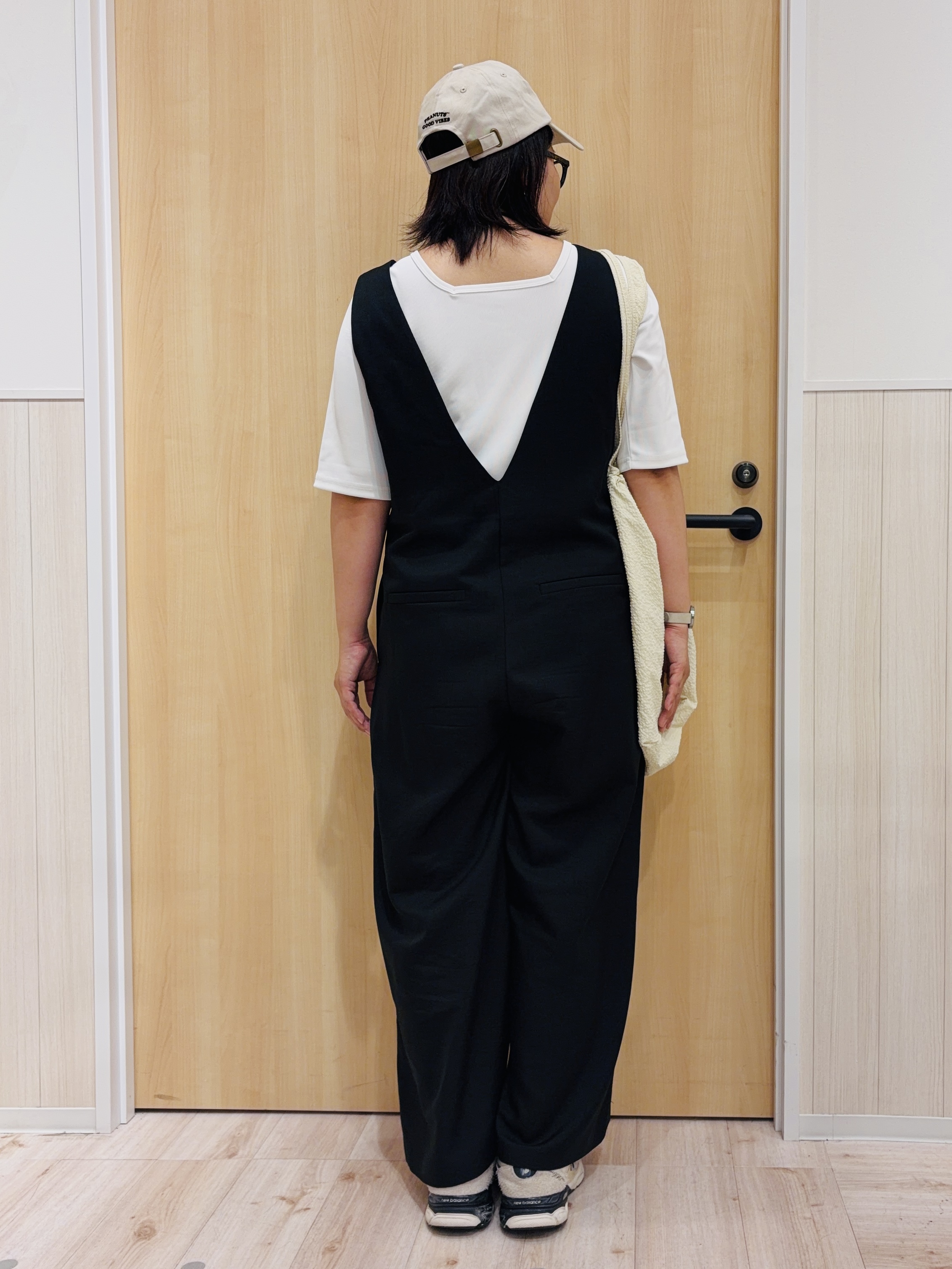 すーさんの「SHOO･LA･RUE｜【ひんやり/前後2WAY/S-LL】着回しやすい 5分袖テレコトップス」を使ったコーディネート