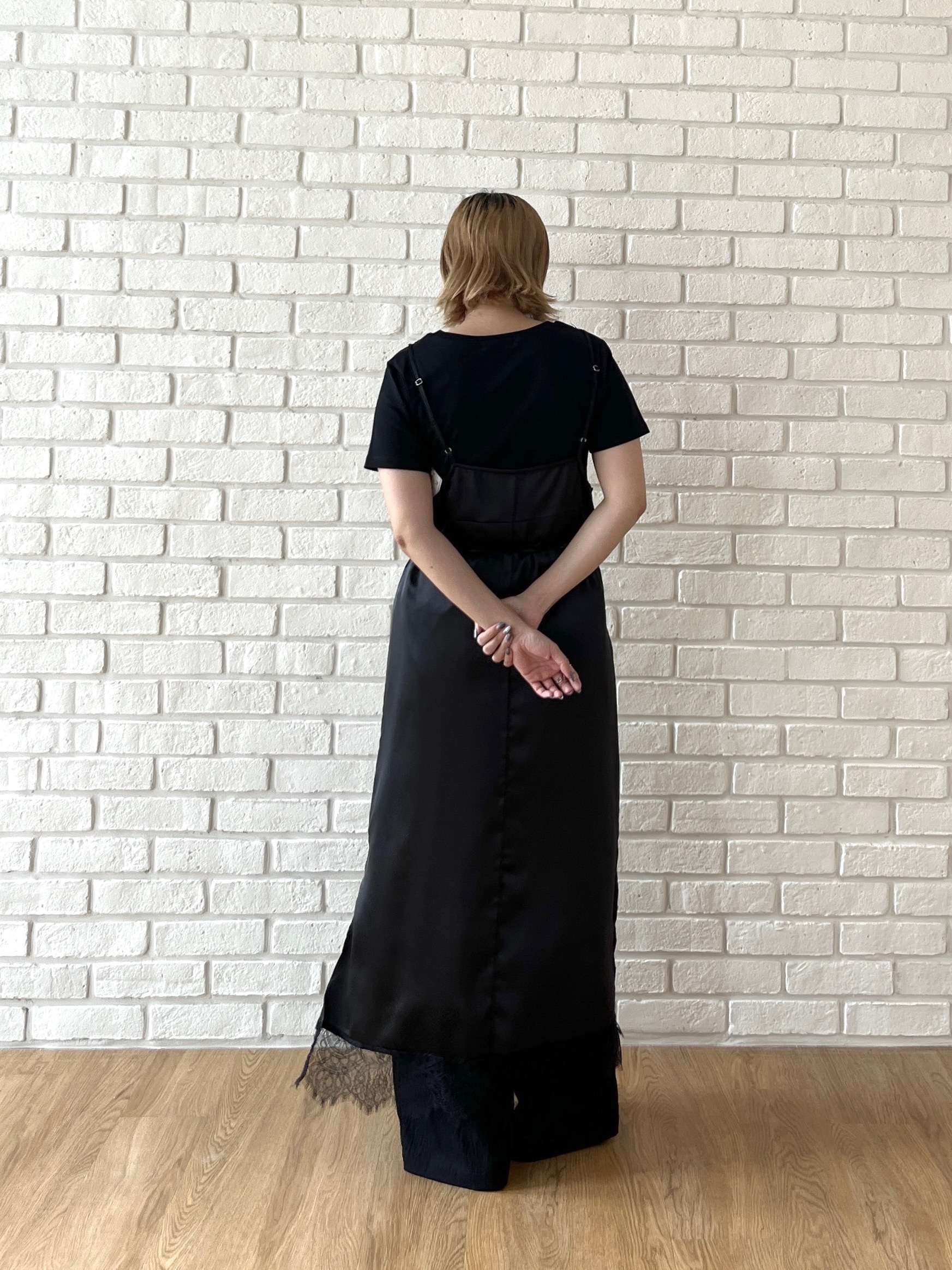 Harukaさんの「INDIVI｜レースサテンキャミドレス」を使ったコーディネート