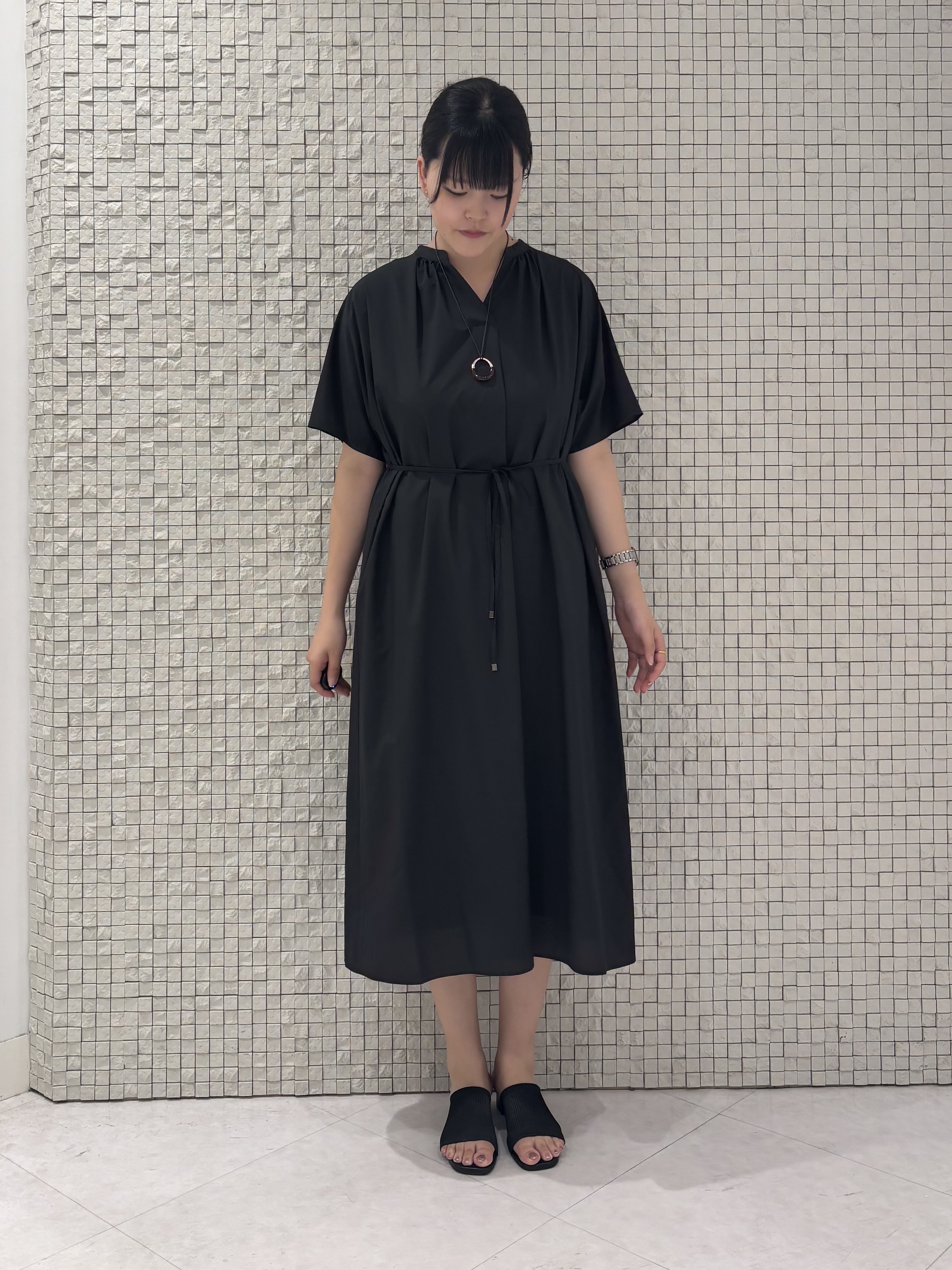 koharuさんの「INDIVI｜【撥水／UVカット】ベルト付きワンピース」を使ったコーディネート