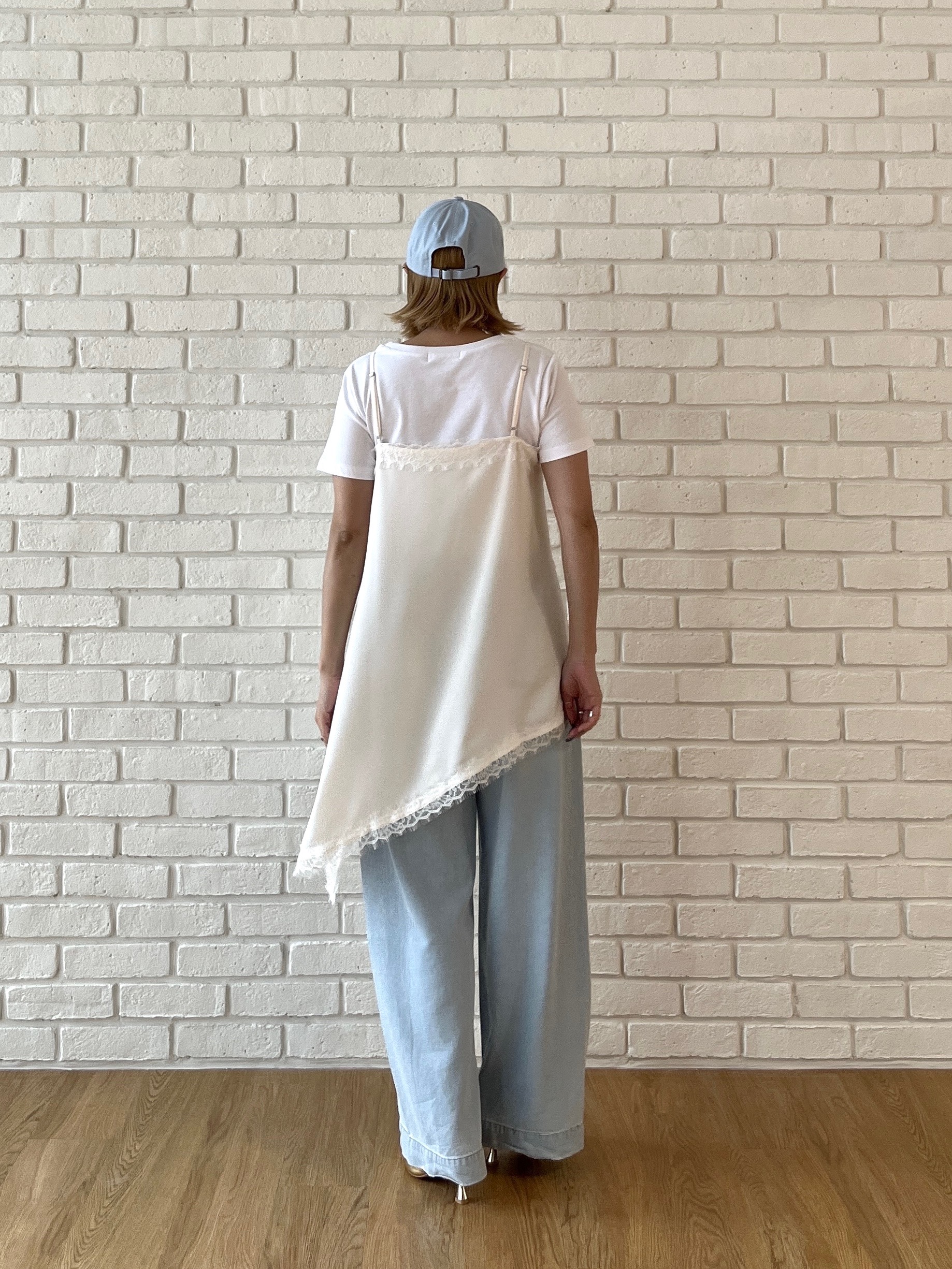 Harukaさんの「INDIVI｜チュニック丈レースキャミ」を使ったコーディネート