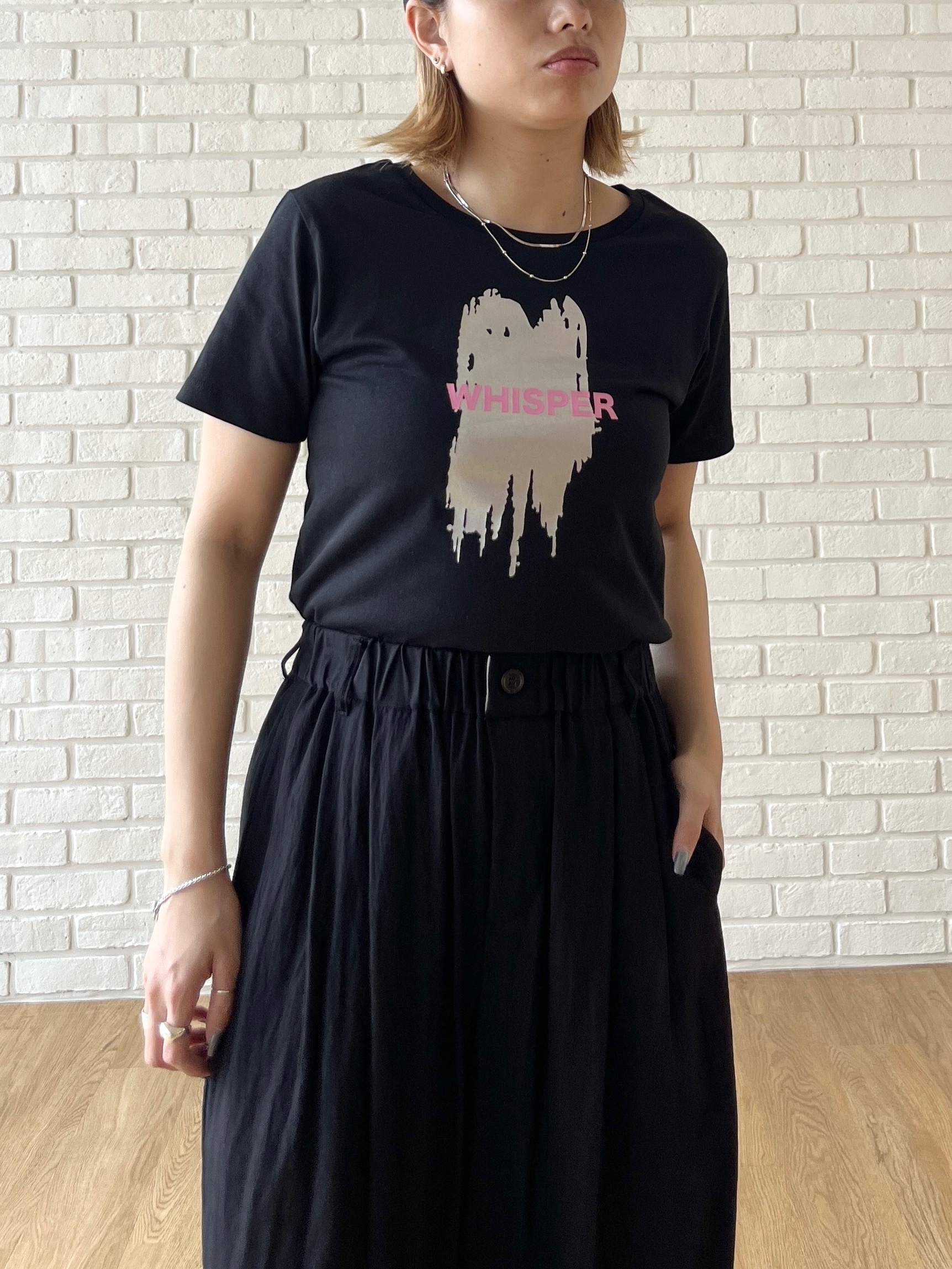 Harukaさんの「INDIVI｜箔プリント コンパクトTシャツ」を使ったコーディネート