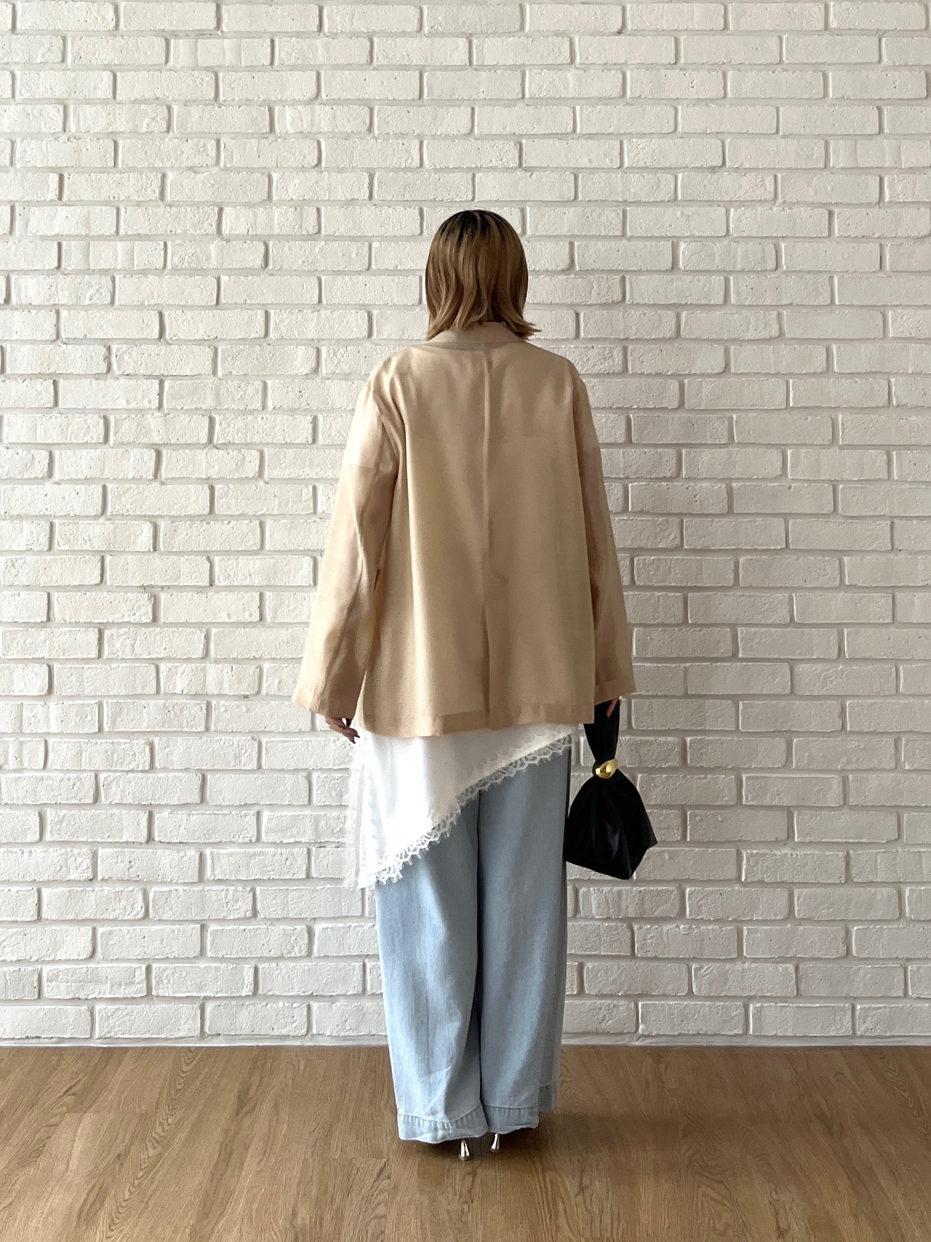 Harukaさんの「INDIVI｜【接触冷感/通気性】シアーシャツジャケット」を使ったコーディネート
