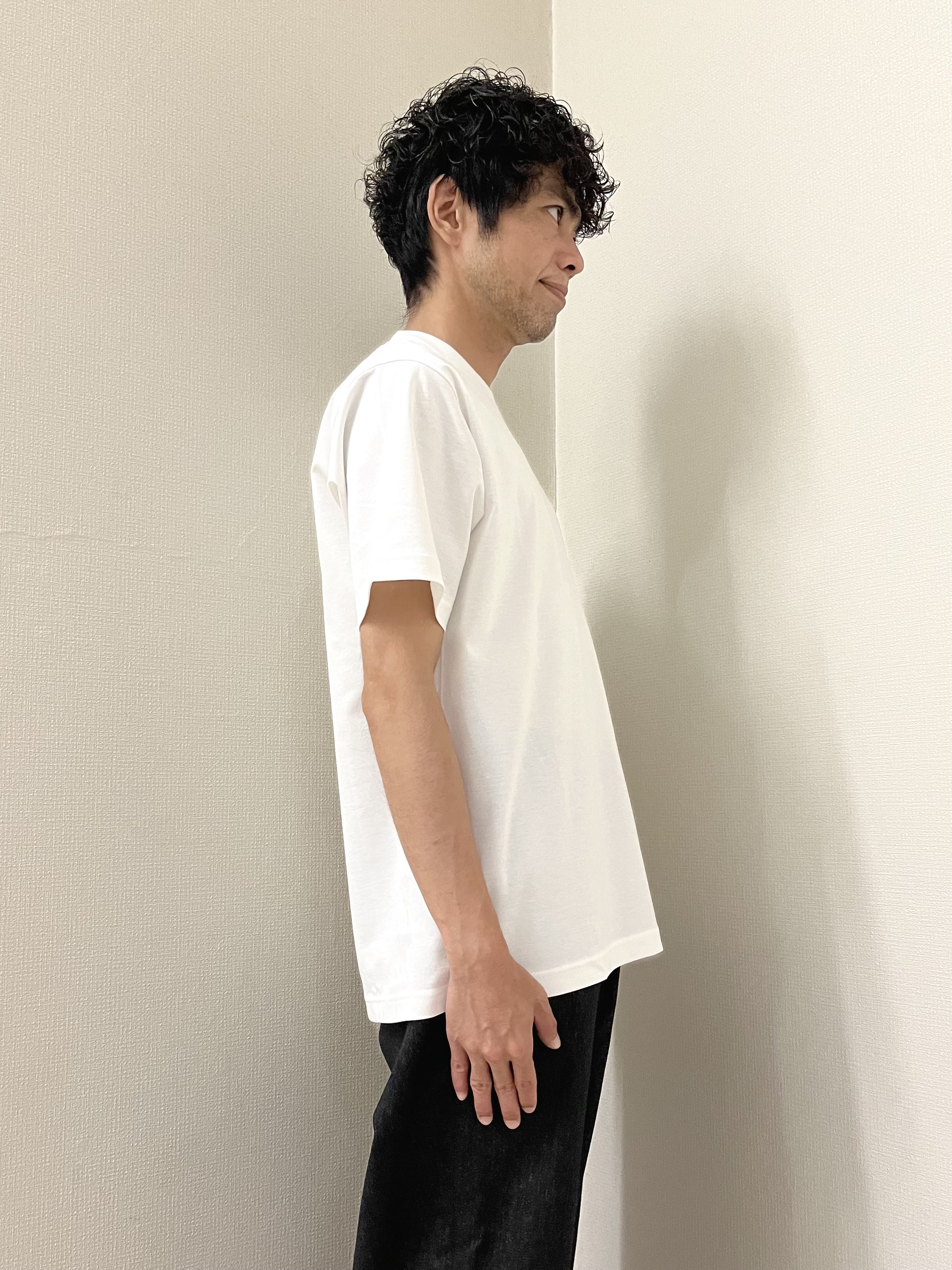 URAさんの「TAKEO KIKUCHI｜【吸汗速乾】タイル柄プリント 半袖シャツ」を使ったコーディネート
