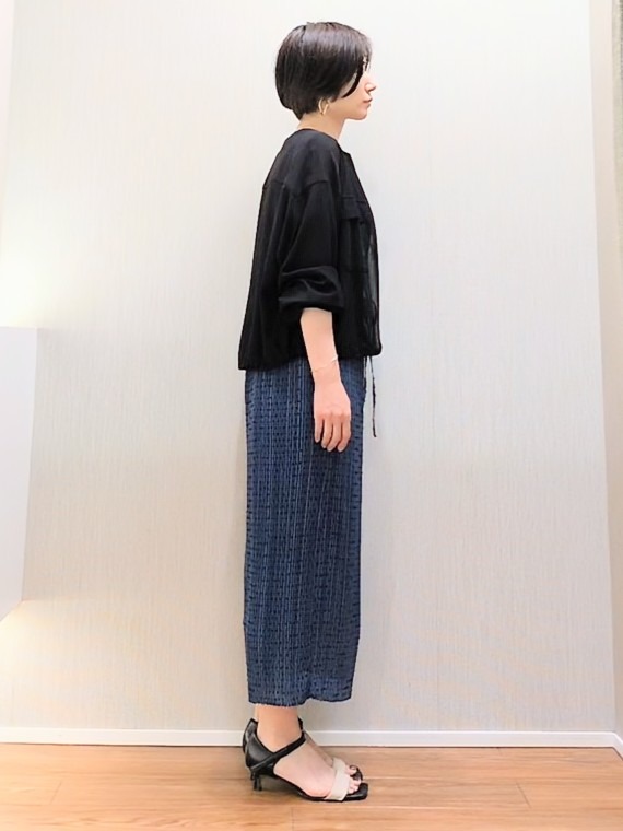 ミズタさんの「UNTITLED｜【古畑星夏さん着用/洗える】シアーブルゾン」を使ったコーディネート