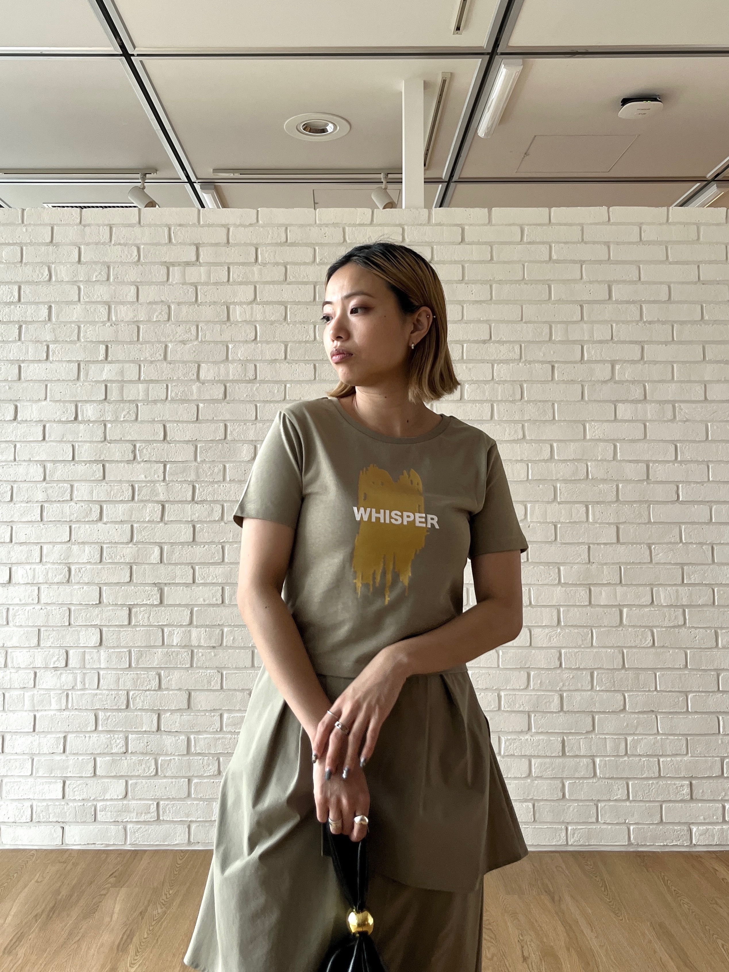 Harukaさんの「INDIVI｜箔プリント コンパクトTシャツ」を使ったコーディネート
