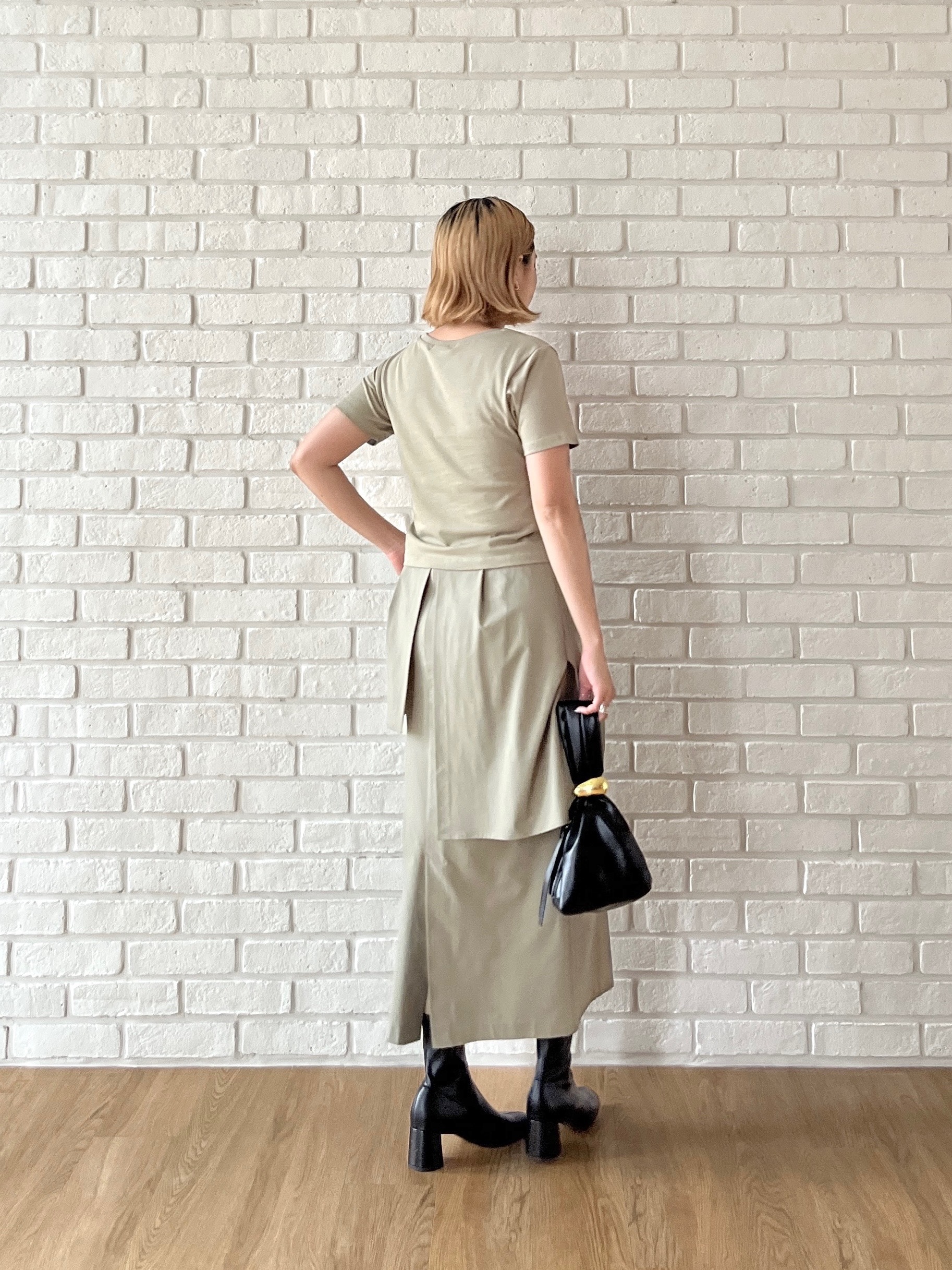Harukaさんの「INDIVI｜箔プリント コンパクトTシャツ」を使ったコーディネート