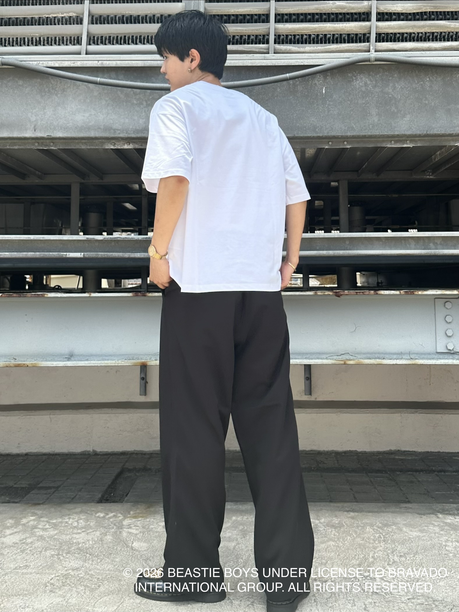 KOHEIさんの「tk.TAKEO KIKUCHI｜【牛革】スクエアバックルベルト」を使ったコーディネート