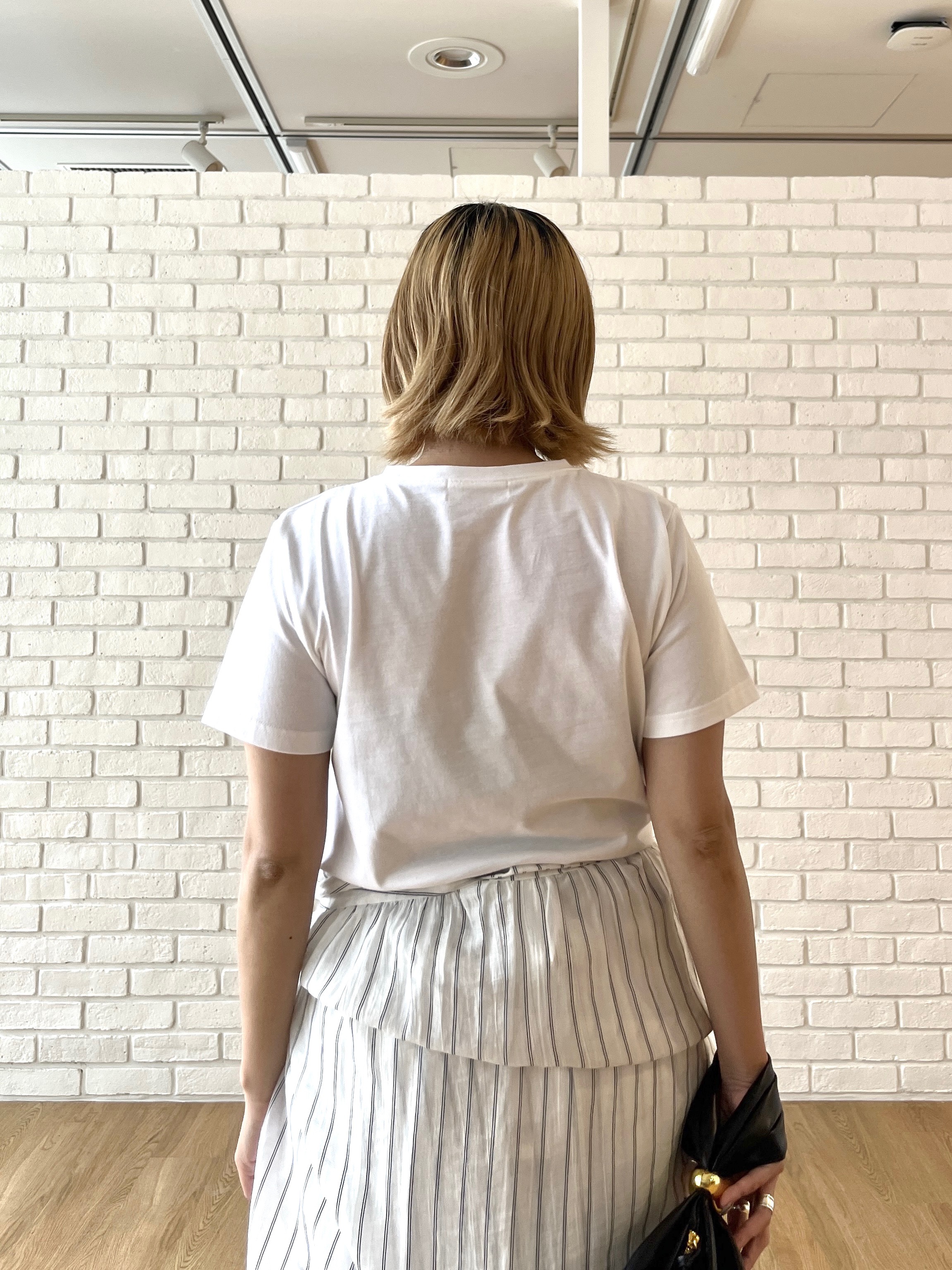 Harukaさんの「INDIVI｜フレンチブルTシャツ」を使ったコーディネート