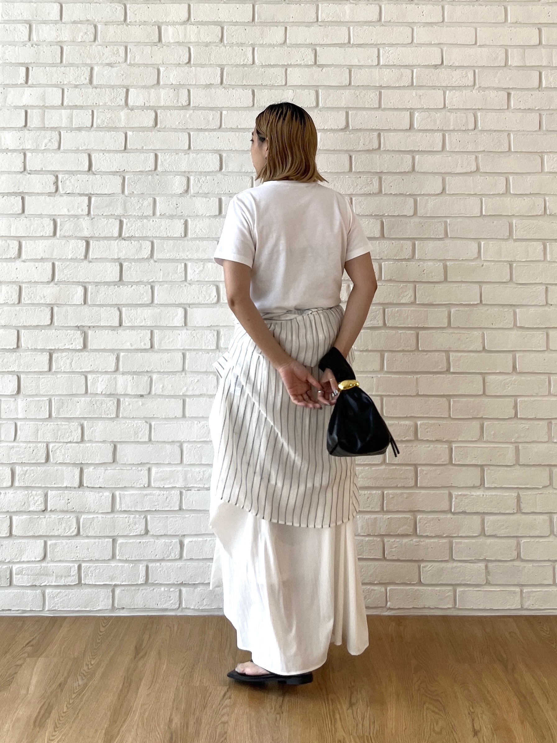Harukaさんの「INDIVI｜フレンチブルTシャツ」を使ったコーディネート