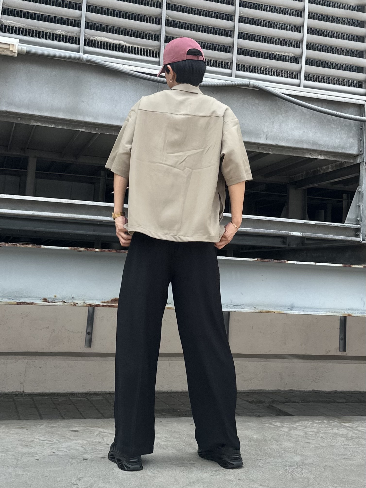 KOHEIさんの「tk.TAKEO KIKUCHI｜【牛革】スクエアバックルベルト」を使ったコーディネート