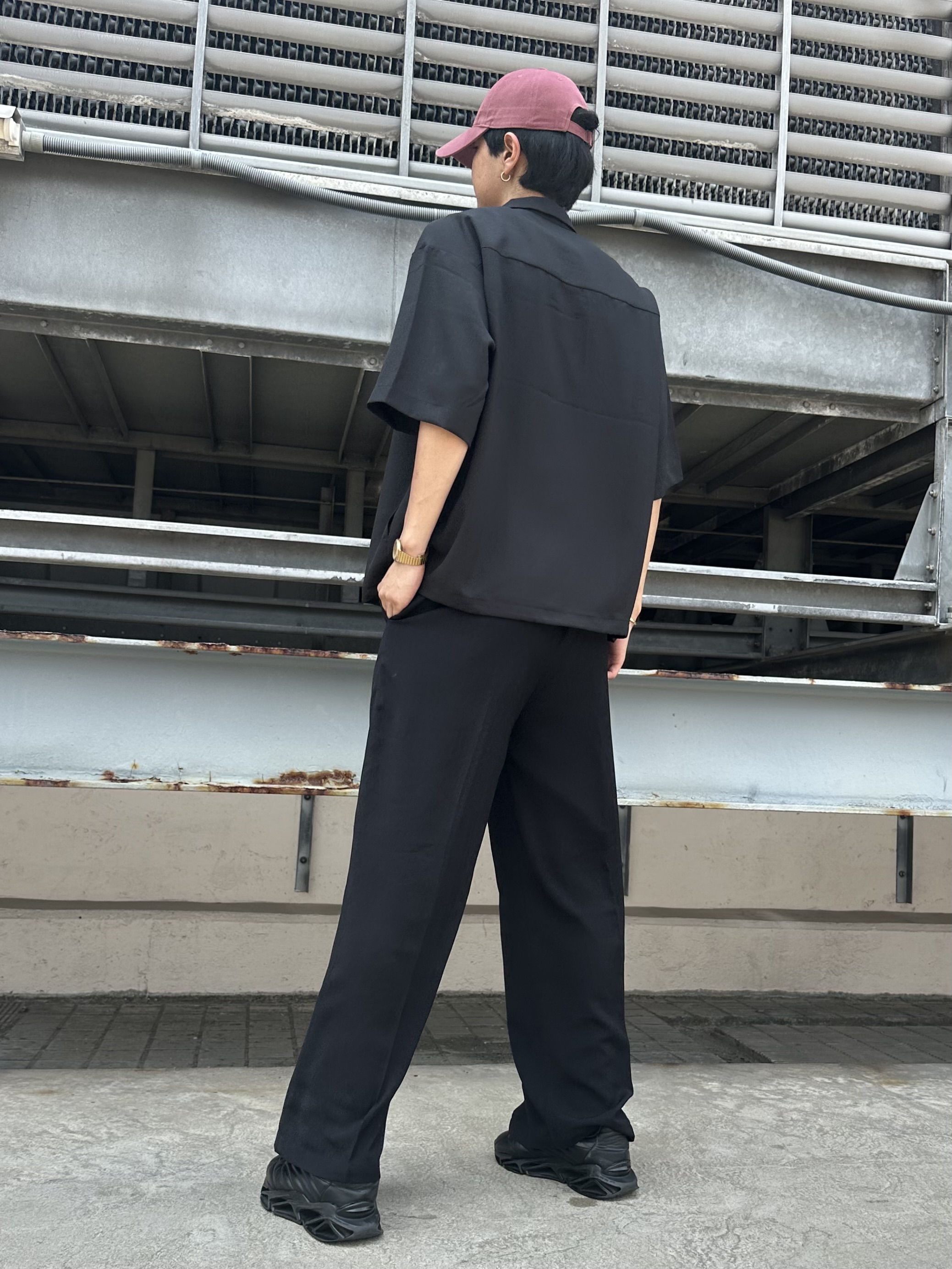 KOHEIさんの「tk.TAKEO KIKUCHI｜【牛革】スクエアバックルベルト」を使ったコーディネート