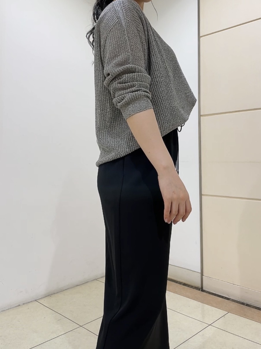 watanabeさんの「UNTITLED｜シアーメッシュニット」を使ったコーディネート