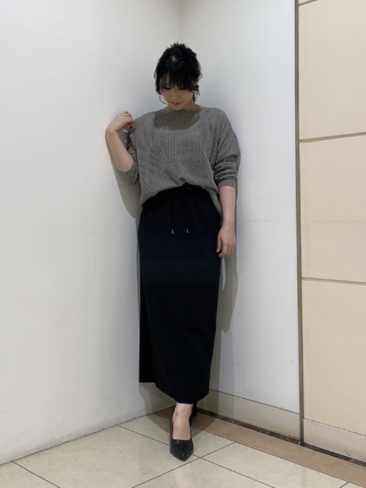 watanabeさんの「UNTITLED｜シアーメッシュニット」を使ったコーディネート