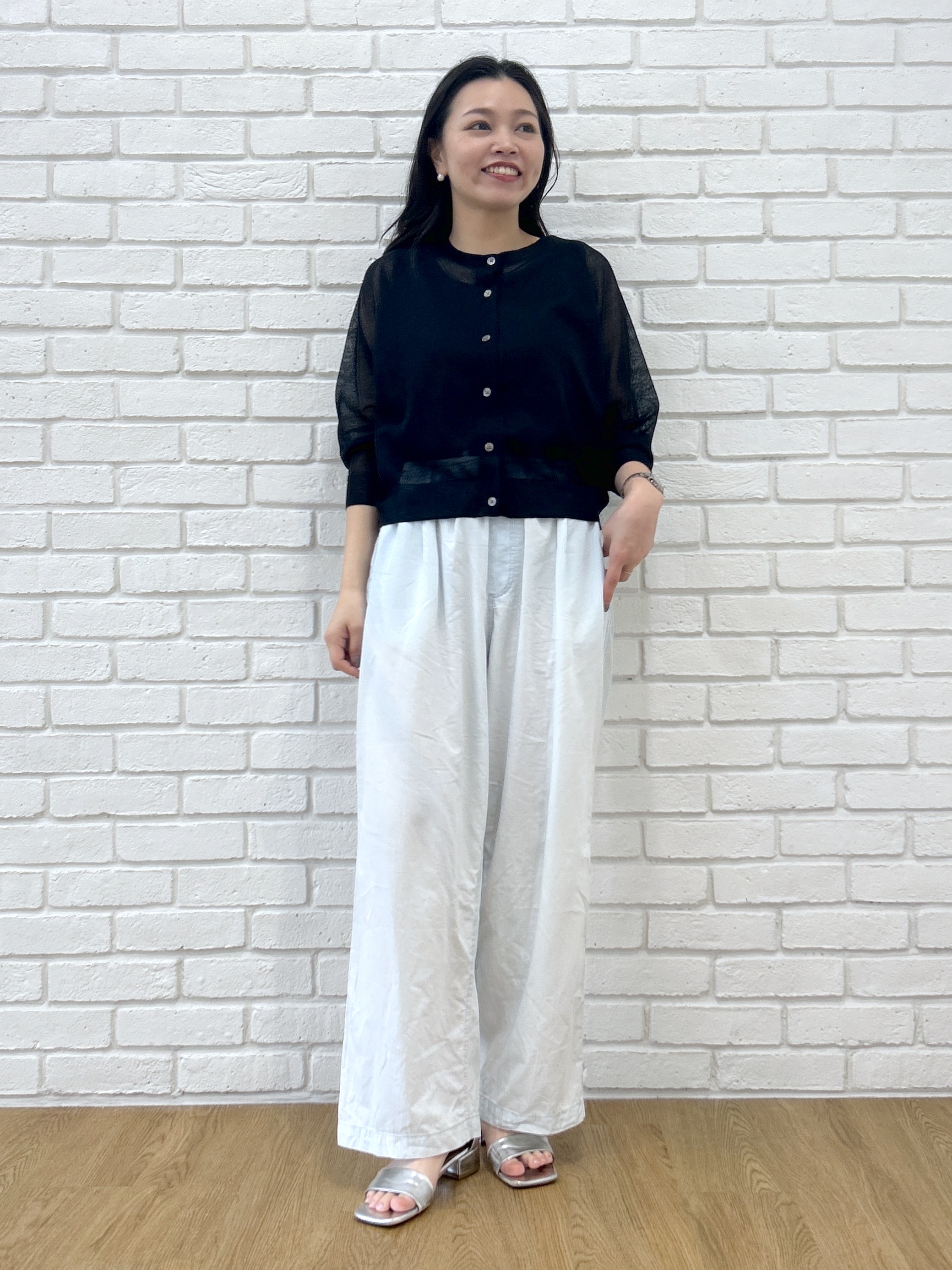 Kaiさんの「Dessin｜お守りカーディガン -ウォッシャブル-」を使ったコーディネート