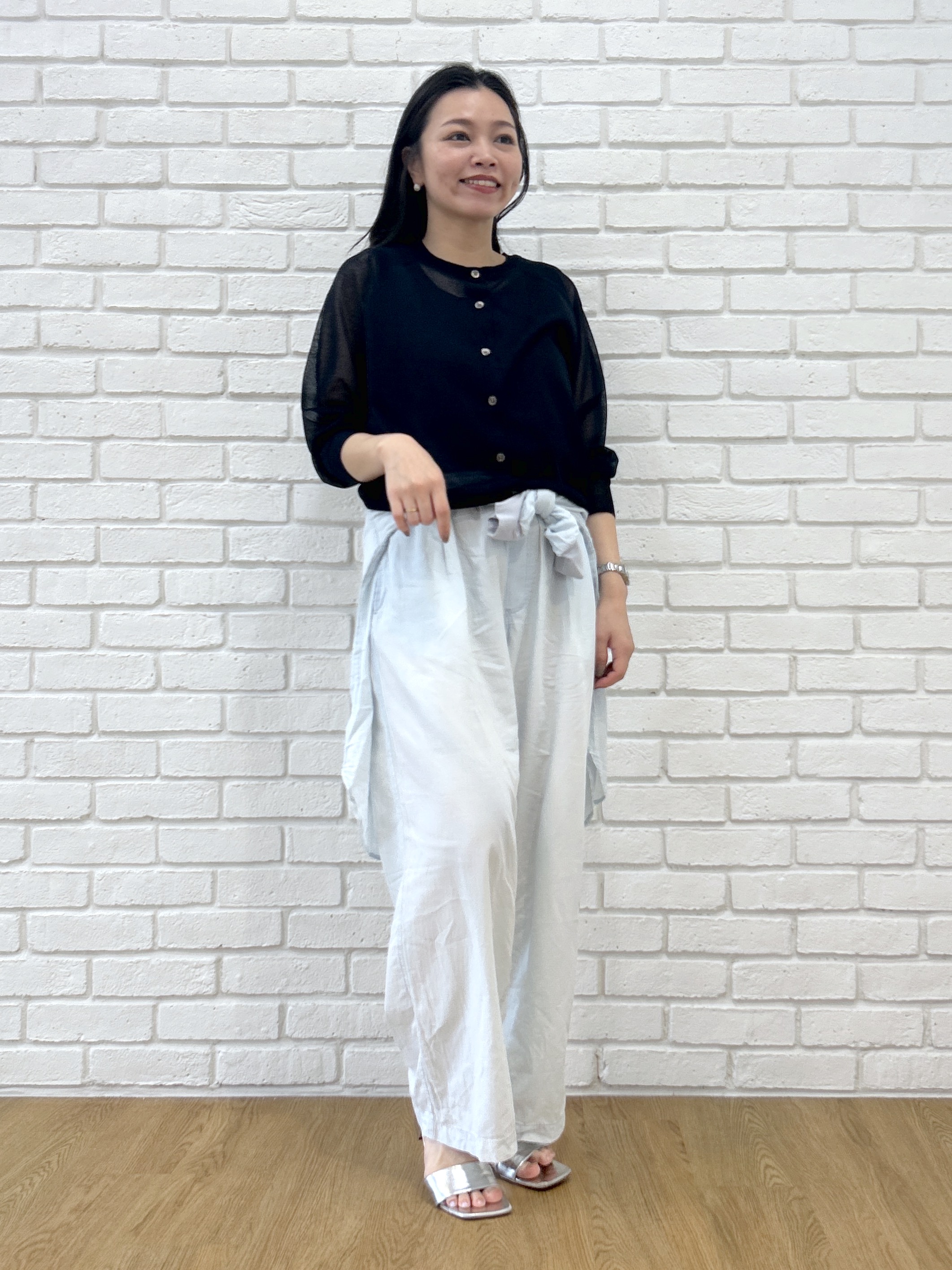 Kaiさんの「Dessin｜お守りカーディガン -ウォッシャブル-」を使ったコーディネート