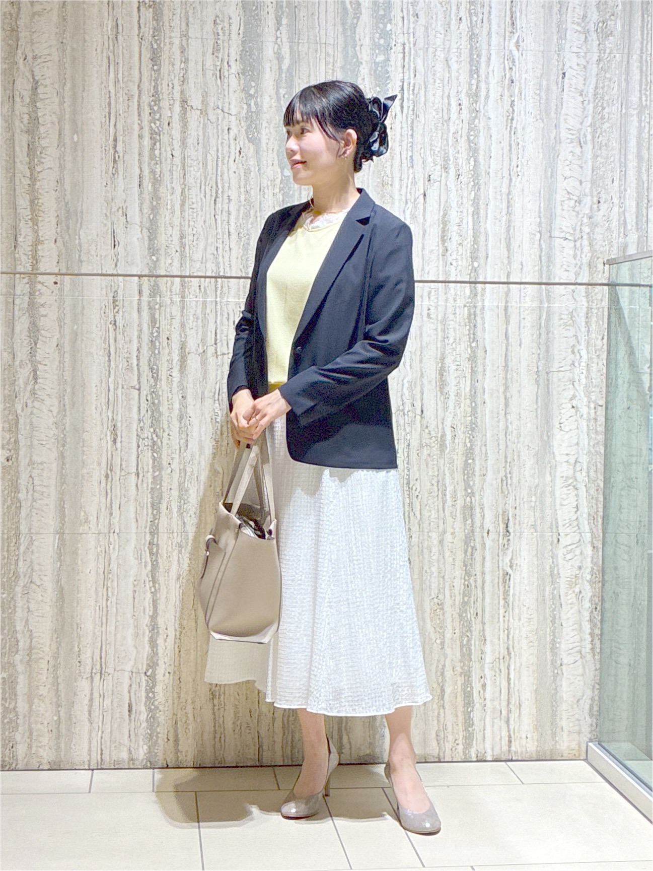  beni_gingerさんの「Reflect｜【UVカット／接触冷感／セットアップ可】テーラードジャケット」を使ったコーディネート