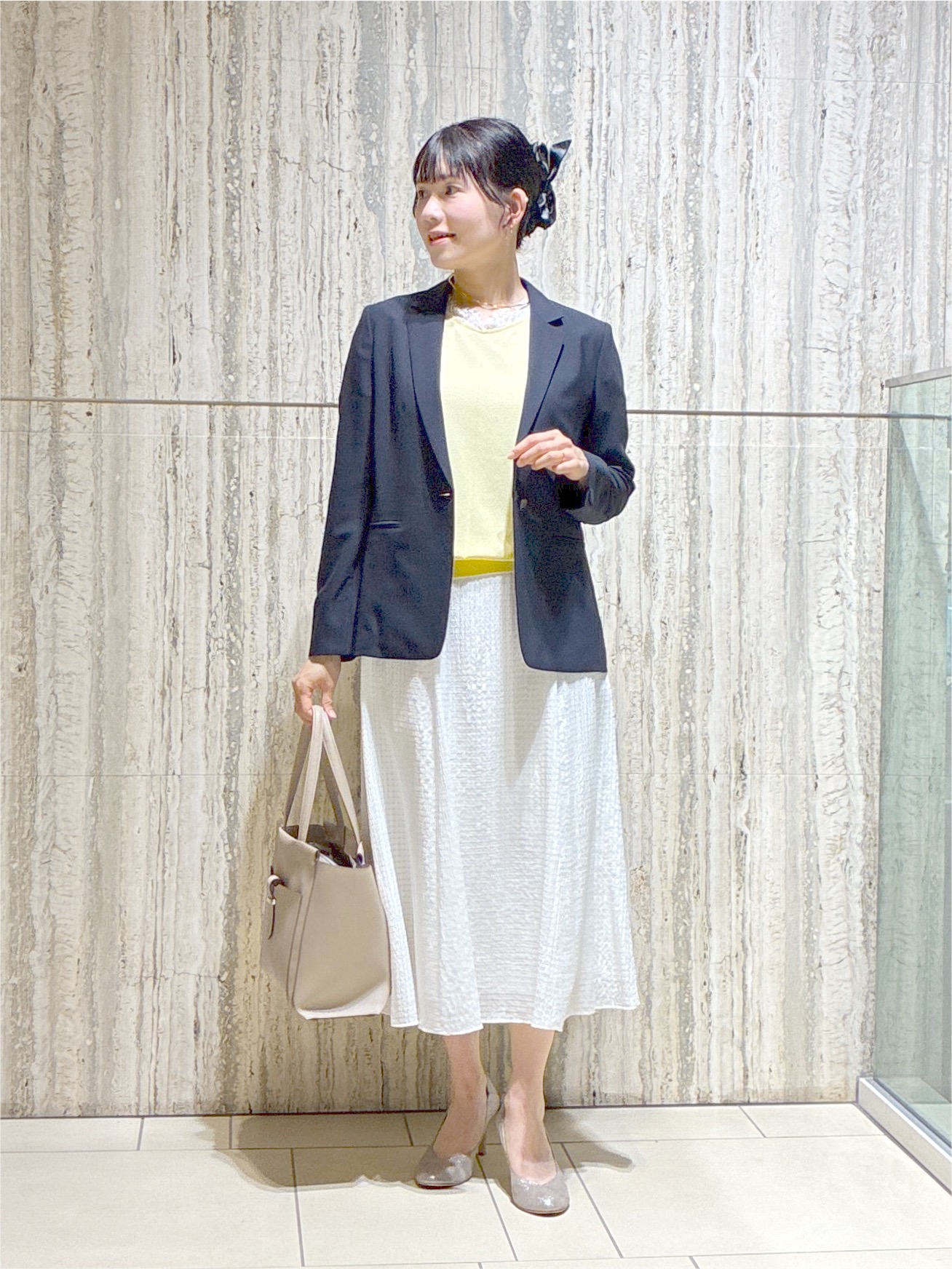  beni_gingerさんの「Reflect｜【UVカット／接触冷感／セットアップ可】テーラードジャケット」を使ったコーディネート
