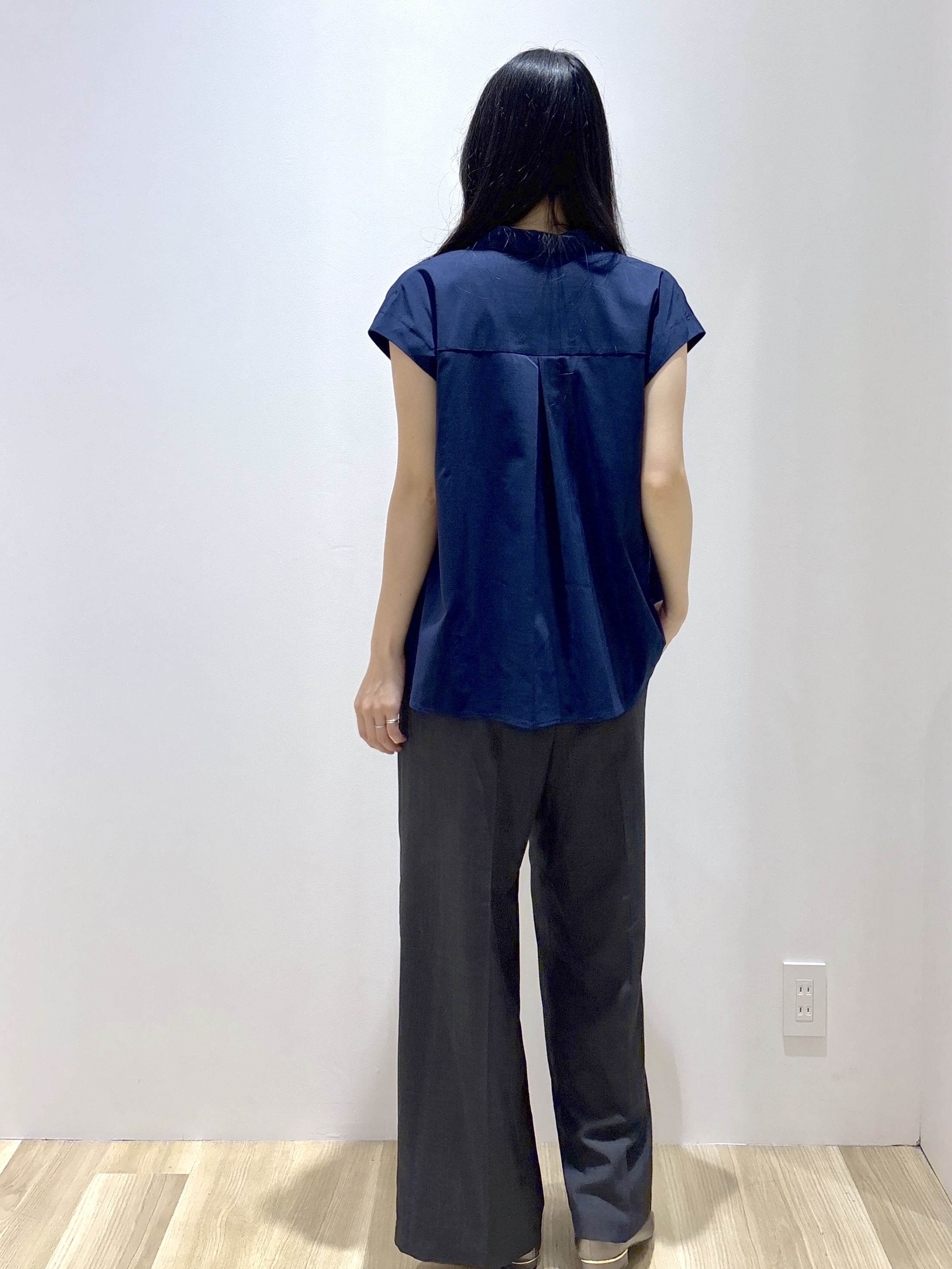sachikoさんの「OPAQUE.CLIP｜タックペプラムブラウス【洗濯機OK】」を使ったコーディネート