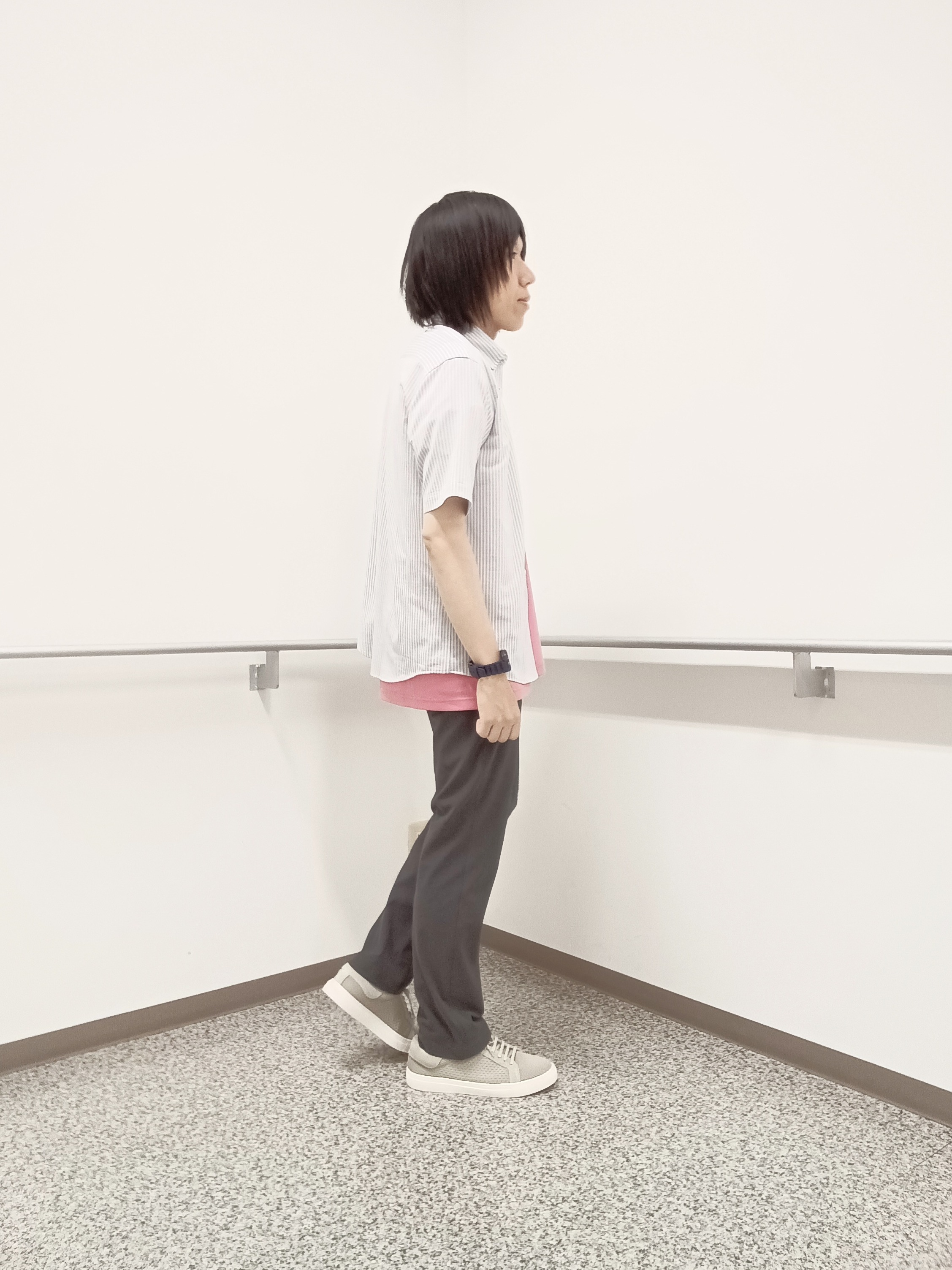 moritaさんの「TAKEO KIKUCHI｜【接触冷感】ジャージストライプ シャツ」を使ったコーディネート
