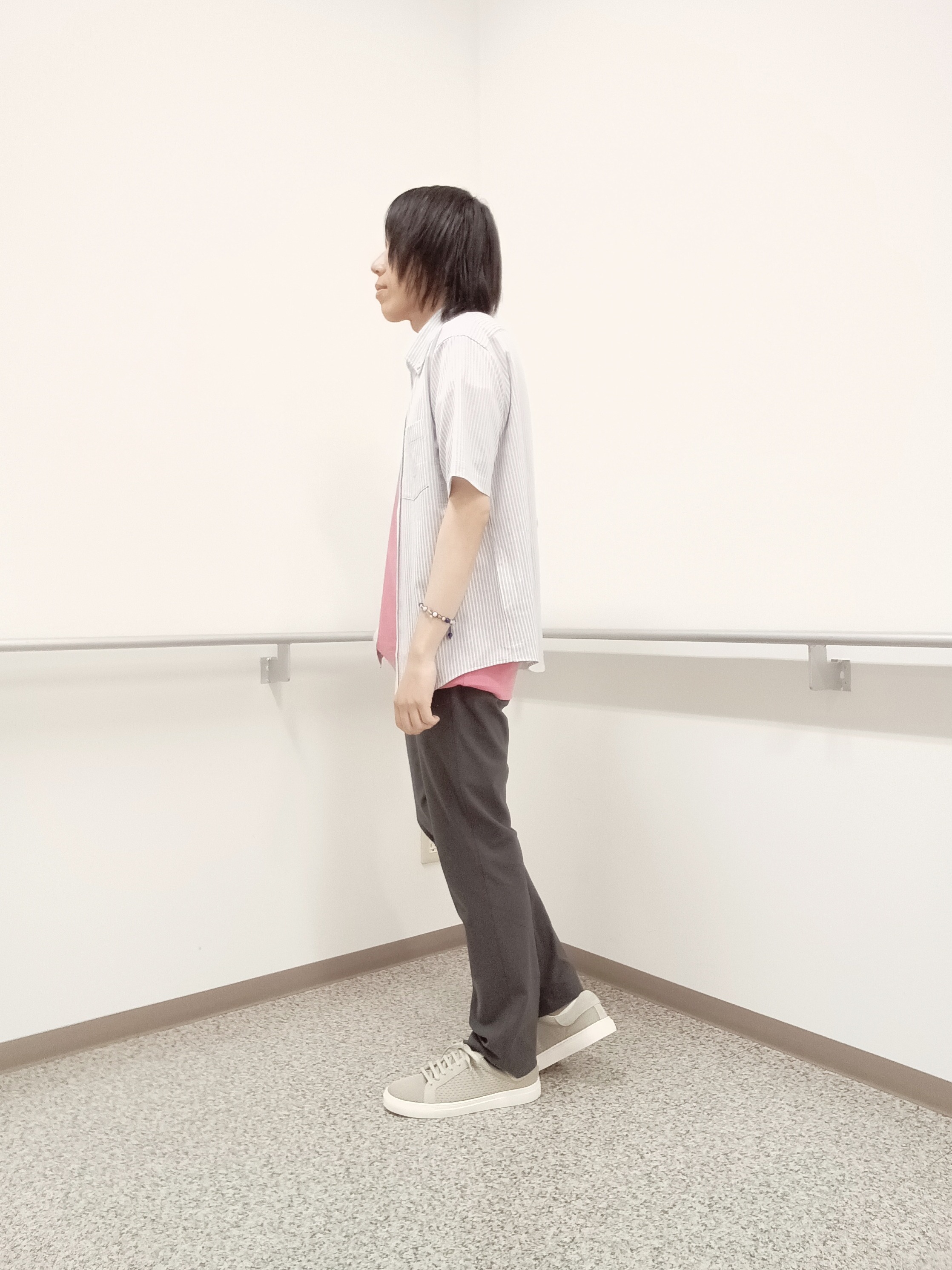 moritaさんの「TAKEO KIKUCHI｜【接触冷感】ジャージストライプ シャツ」を使ったコーディネート