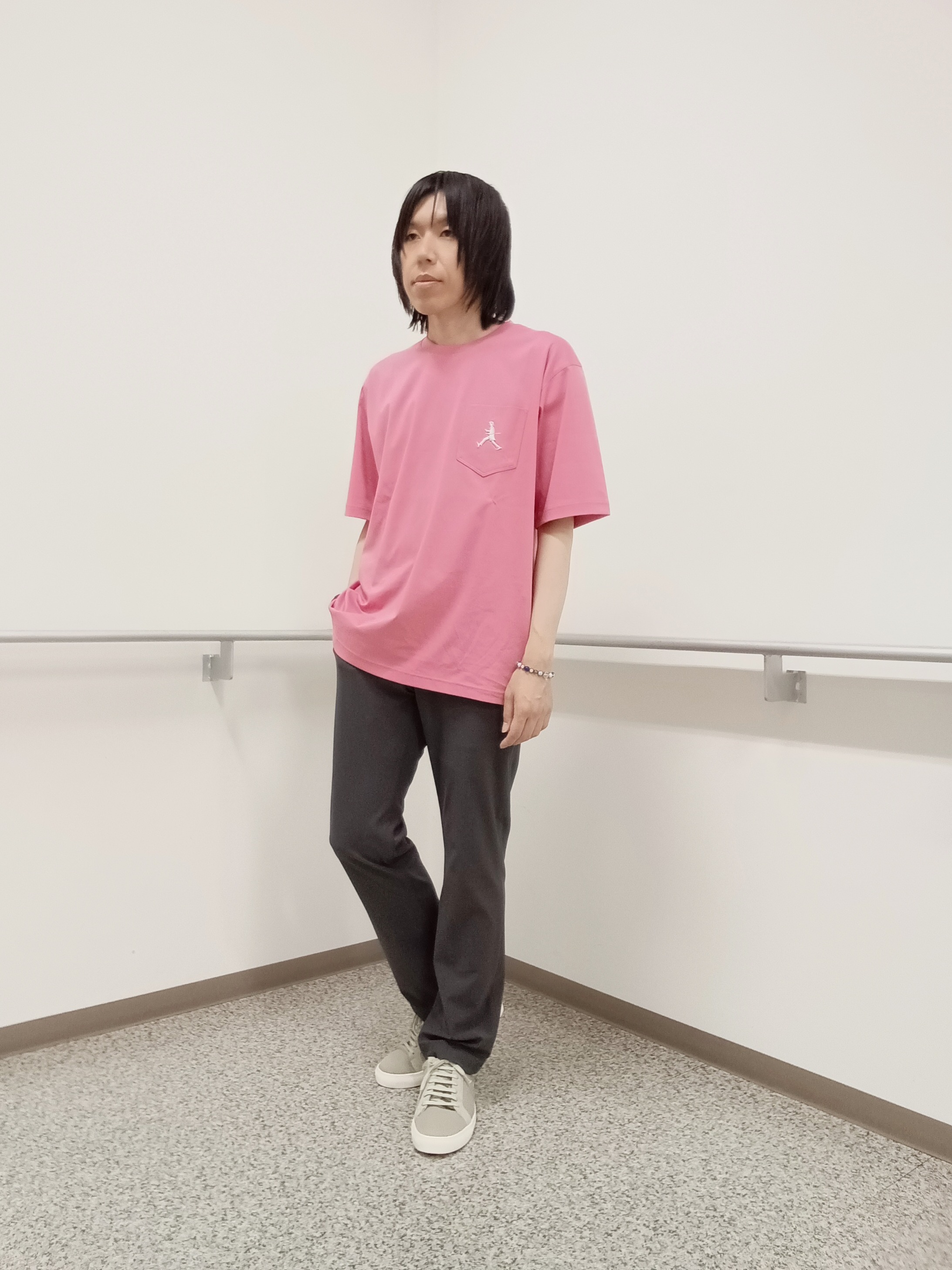 moritaさんの「TAKEO KIKUCHI｜【接触冷感】ジャージストライプ シャツ」を使ったコーディネート