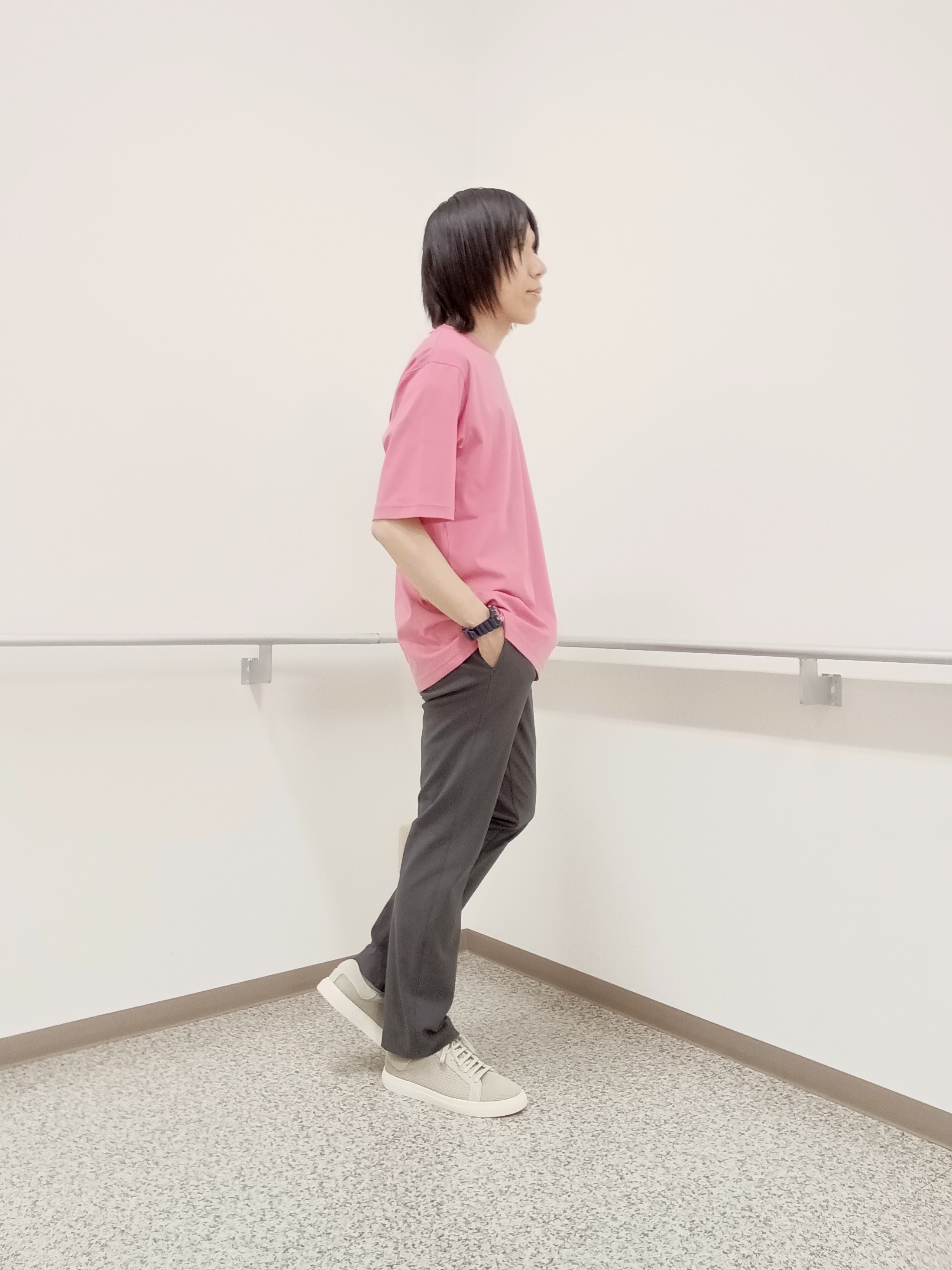 moritaさんの「TAKEO KIKUCHI｜【接触冷感】ジャージストライプ シャツ」を使ったコーディネート