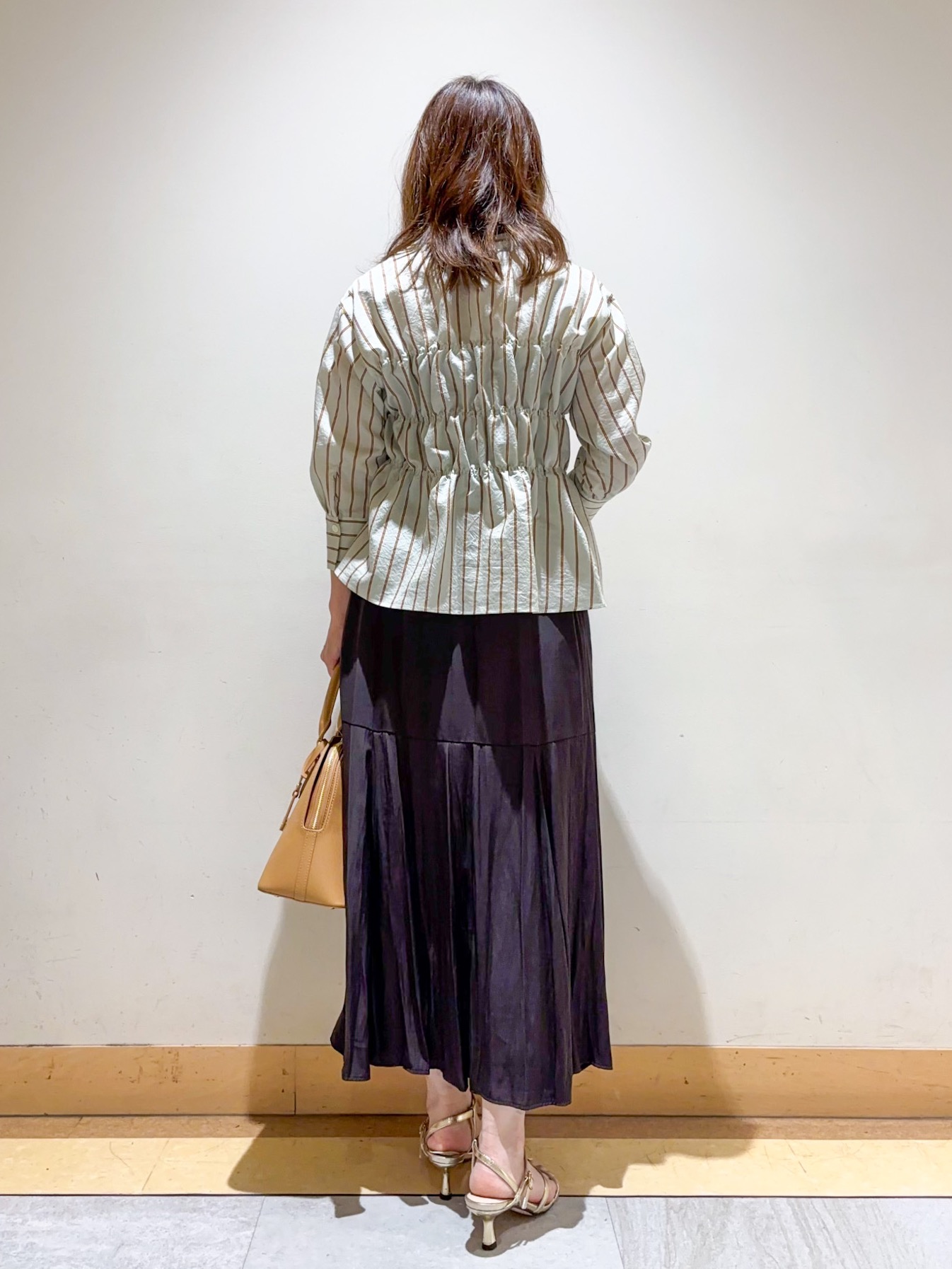 sattoさんの「UNTITLED｜ストライプシャーリングブラウス」を使ったコーディネート