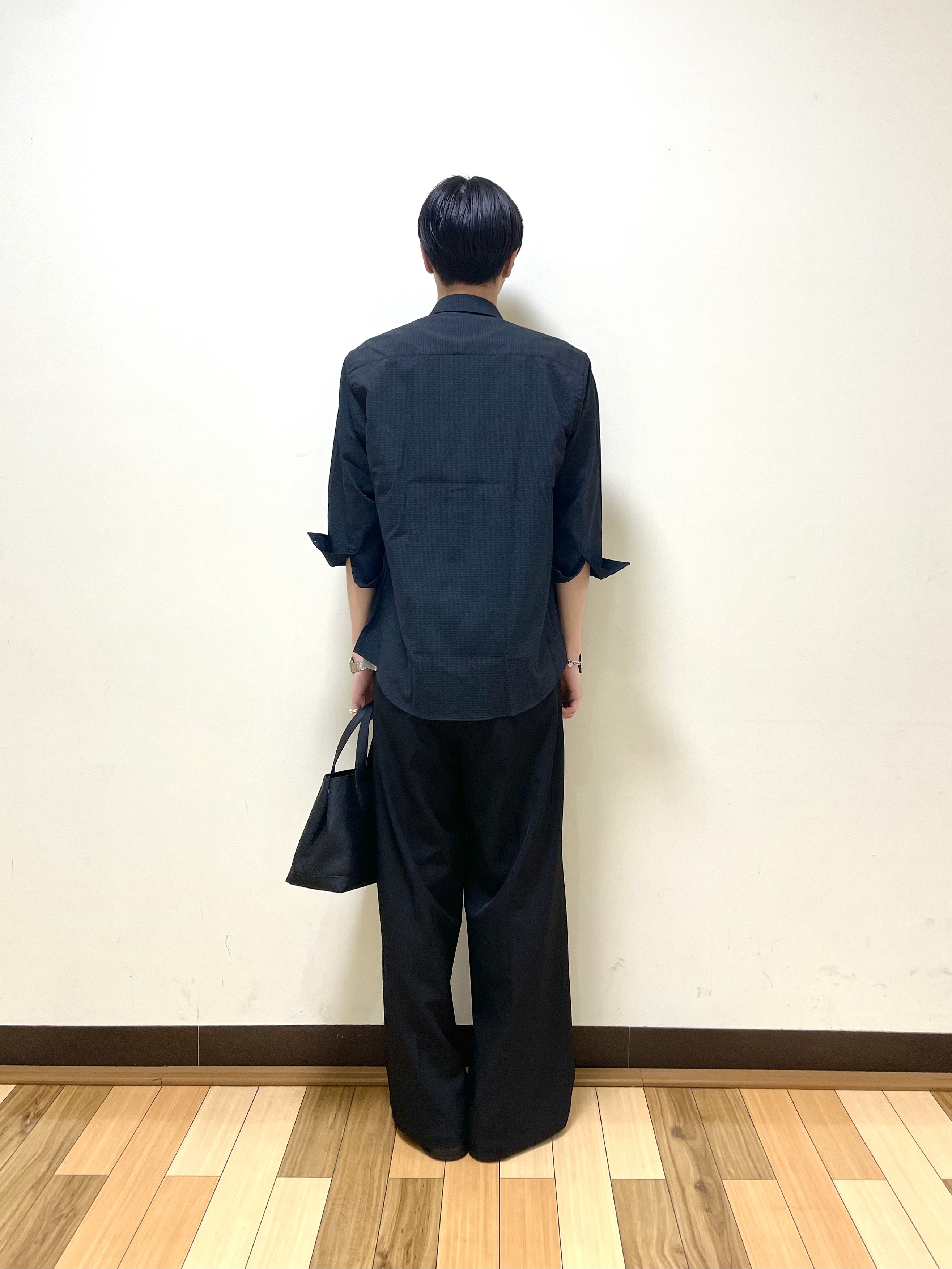 Seiyaさんの「TAKEO KIKUCHI｜【日本製】JFP DotAir（R）サッカー7分袖シャツ」を使ったコーディネート