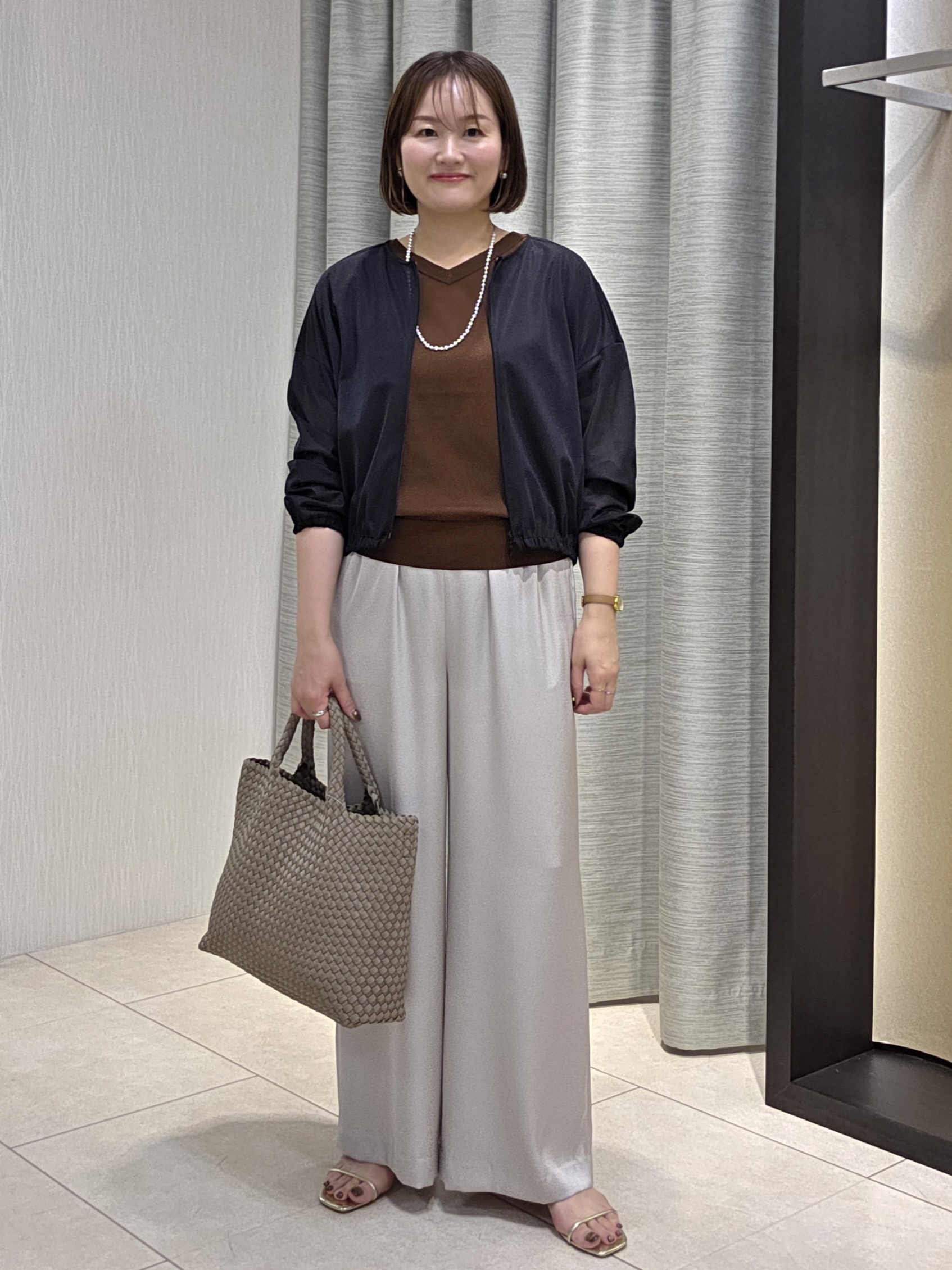 naokoさんの「UNTITLED｜【肌に張り付かない/前後2WAY】ドライタッチコットンプルオーバー」を使ったコーディネート