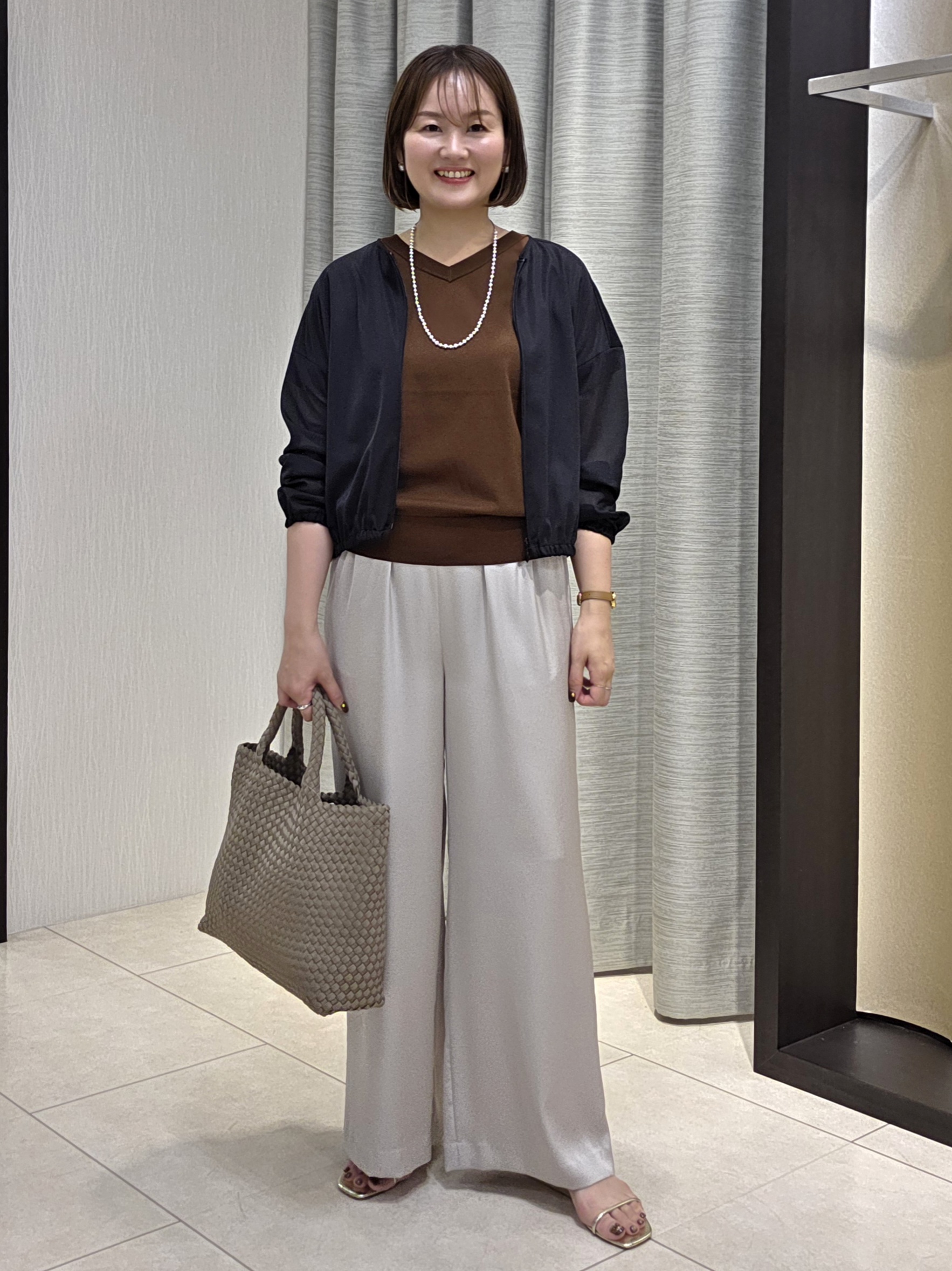 naokoさんの「UNTITLED｜【肌に張り付かない/前後2WAY】ドライタッチコットンプルオーバー」を使ったコーディネート