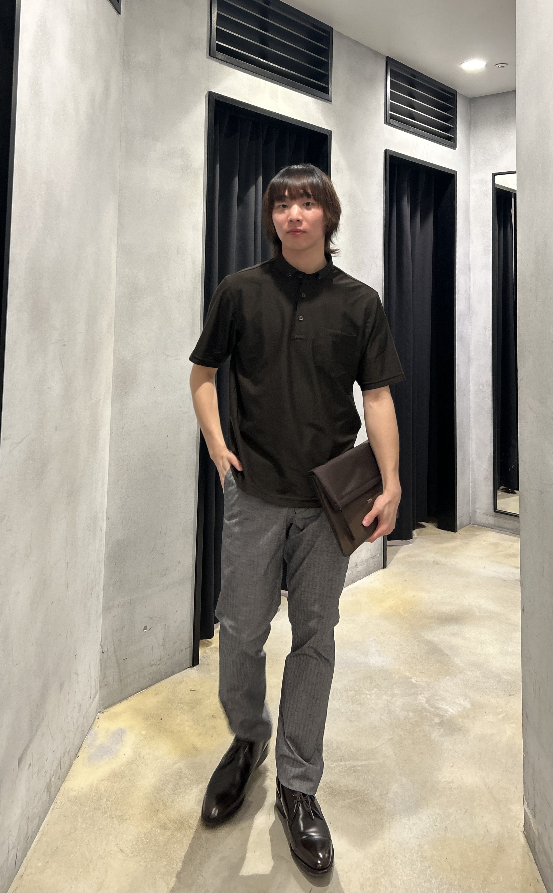 しげちゃんさんの「TAKEO KIKUCHI｜【2WAY】ショルダー クラッチバッグ」を使ったコーディネート