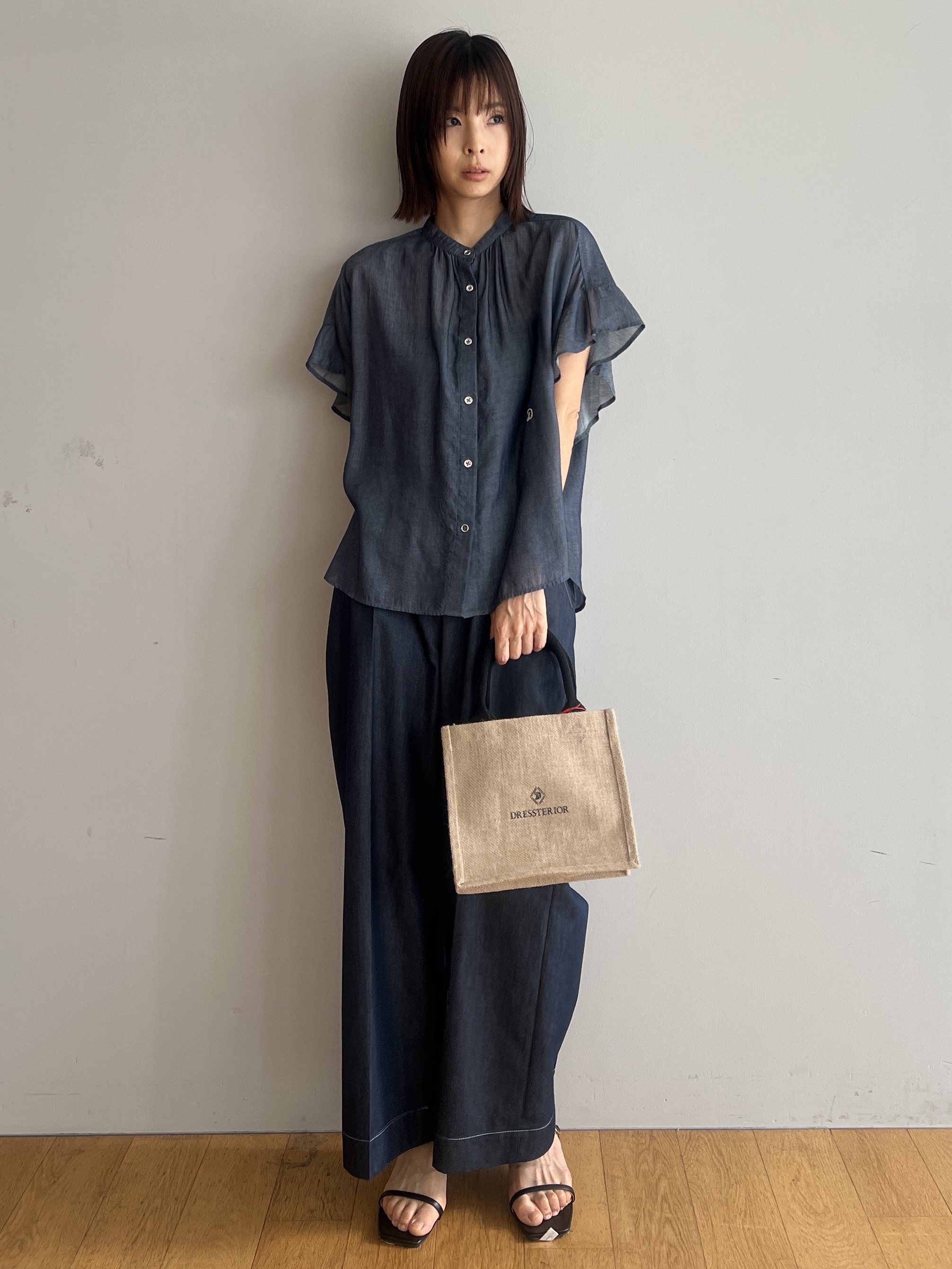 misaさんの「DRESSTERIOR｜【otonaMUSE5月号掲載】スキニーベルトサンダル」を使ったコーディネート