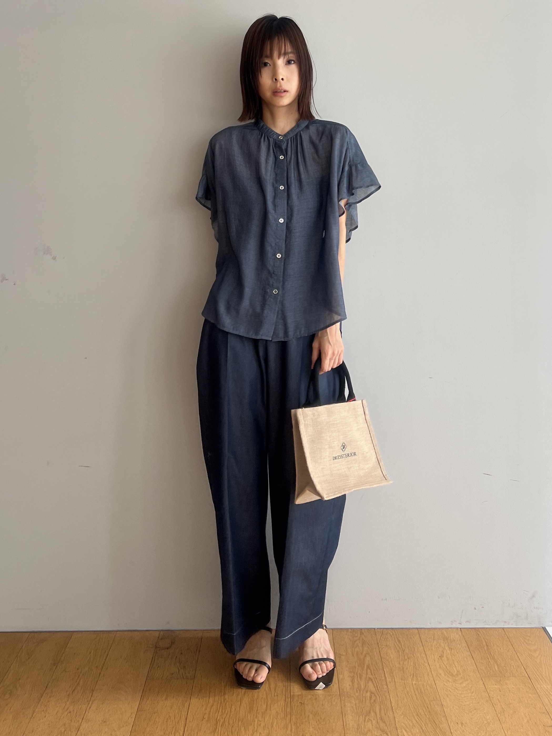 misaさんの「DRESSTERIOR｜【otonaMUSE5月号掲載】スキニーベルトサンダル」を使ったコーディネート