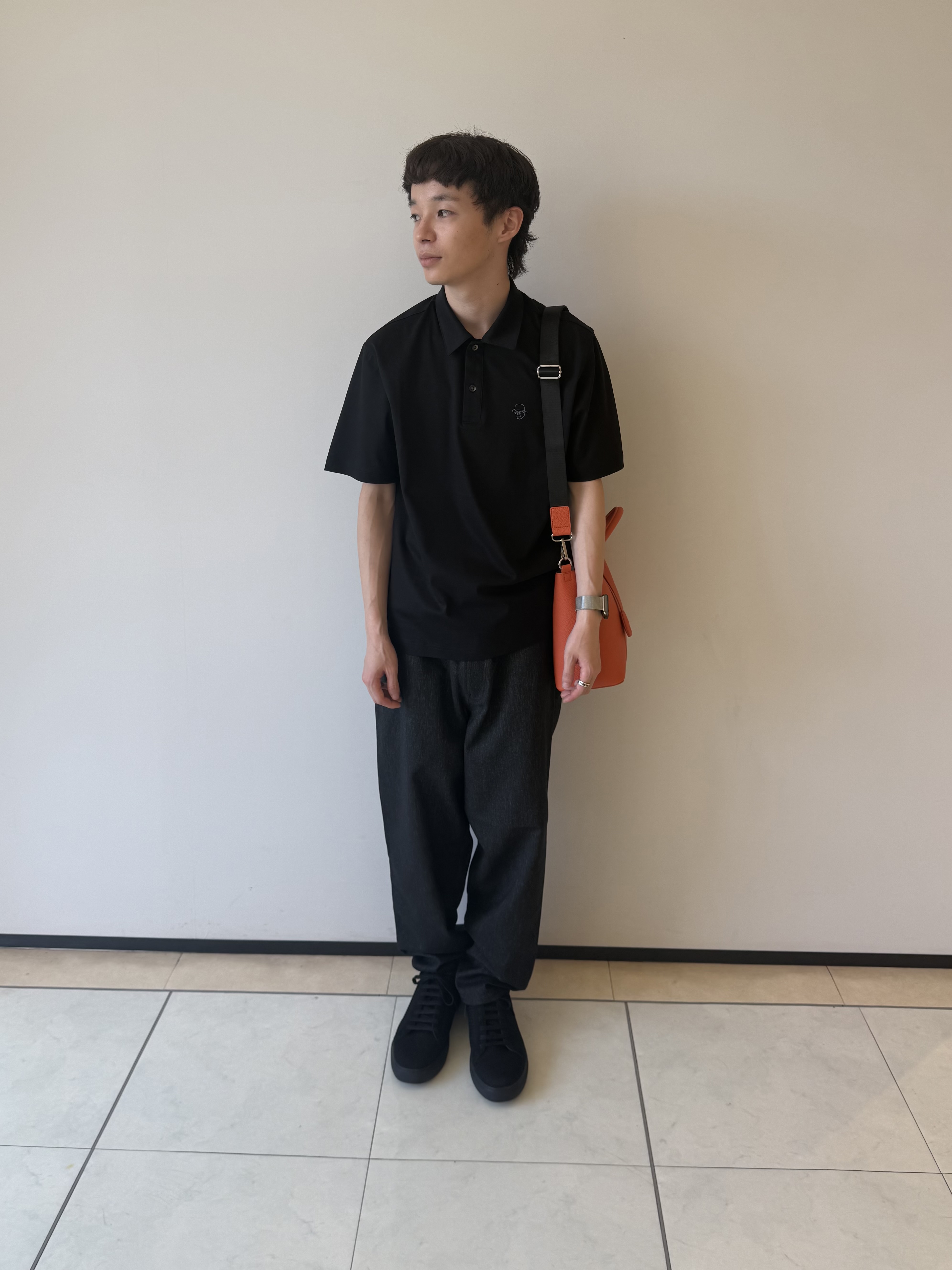 Neoさんの「TAKEO KIKUCHI｜【接触冷感】アイスクリアコットン ワンポイント ポロシャツ」を使ったコーディネート