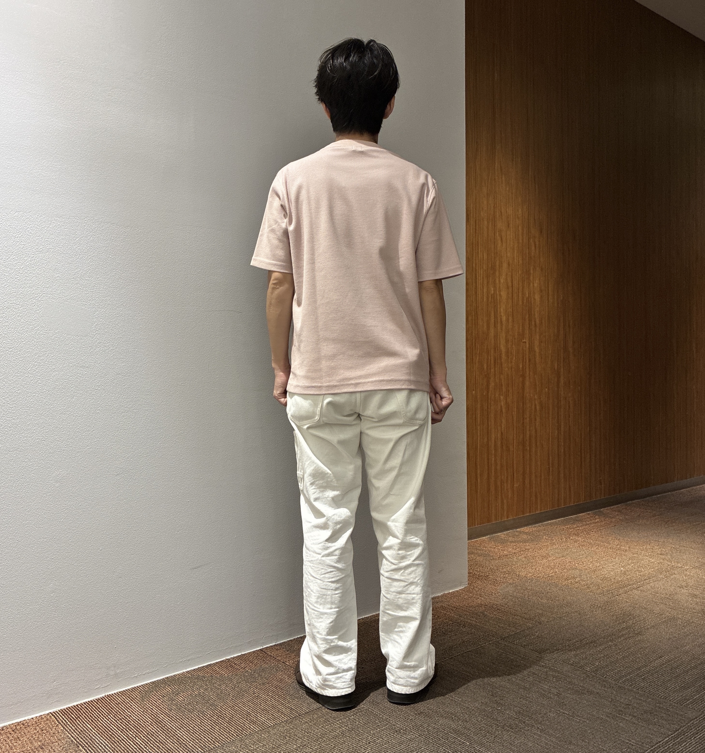わいずみさんの「TAKEO KIKUCHI｜播州織り 千鳥 半袖シャツ」を使ったコーディネート