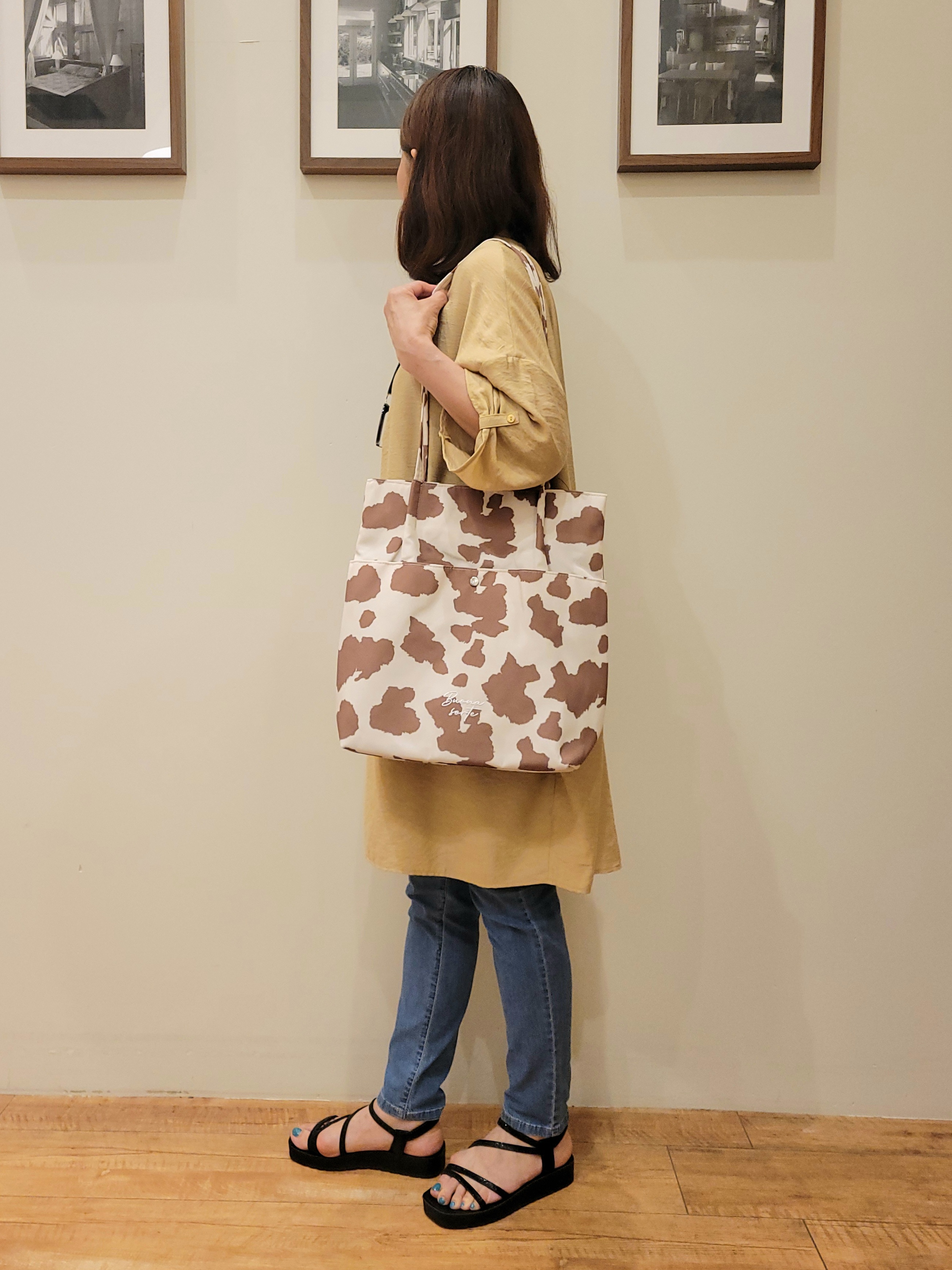 ユウさんの「SHOO･LA･RUE｜【ひんやり/S-LL/洗濯機可】体型カバーにも ゆるっとリラックスチュニック」を使ったコーディネート
