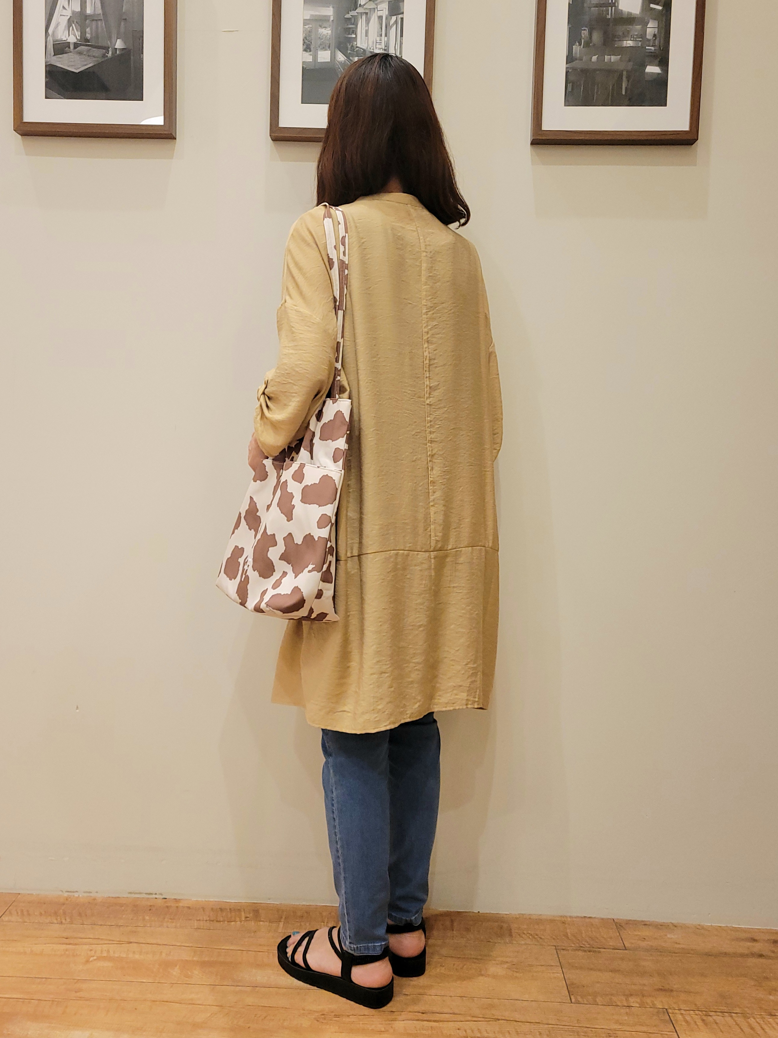 ユウさんの「SHOO･LA･RUE｜【ひんやり/S-LL/洗濯機可】体型カバーにも ゆるっとリラックスチュニック」を使ったコーディネート