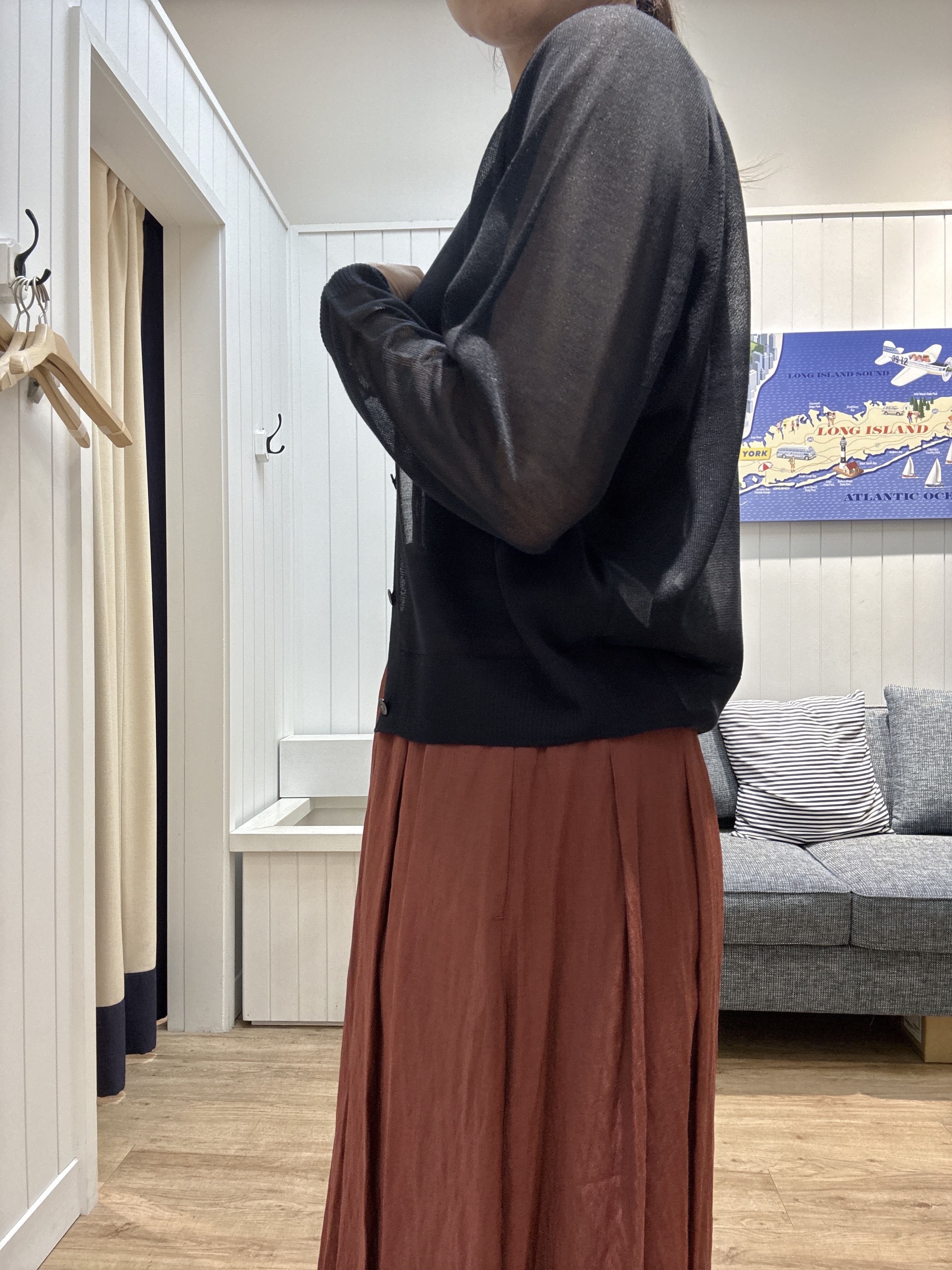 Junさんの「Dessin｜お守りカーディガン -ウォッシャブル-」を使ったコーディネート