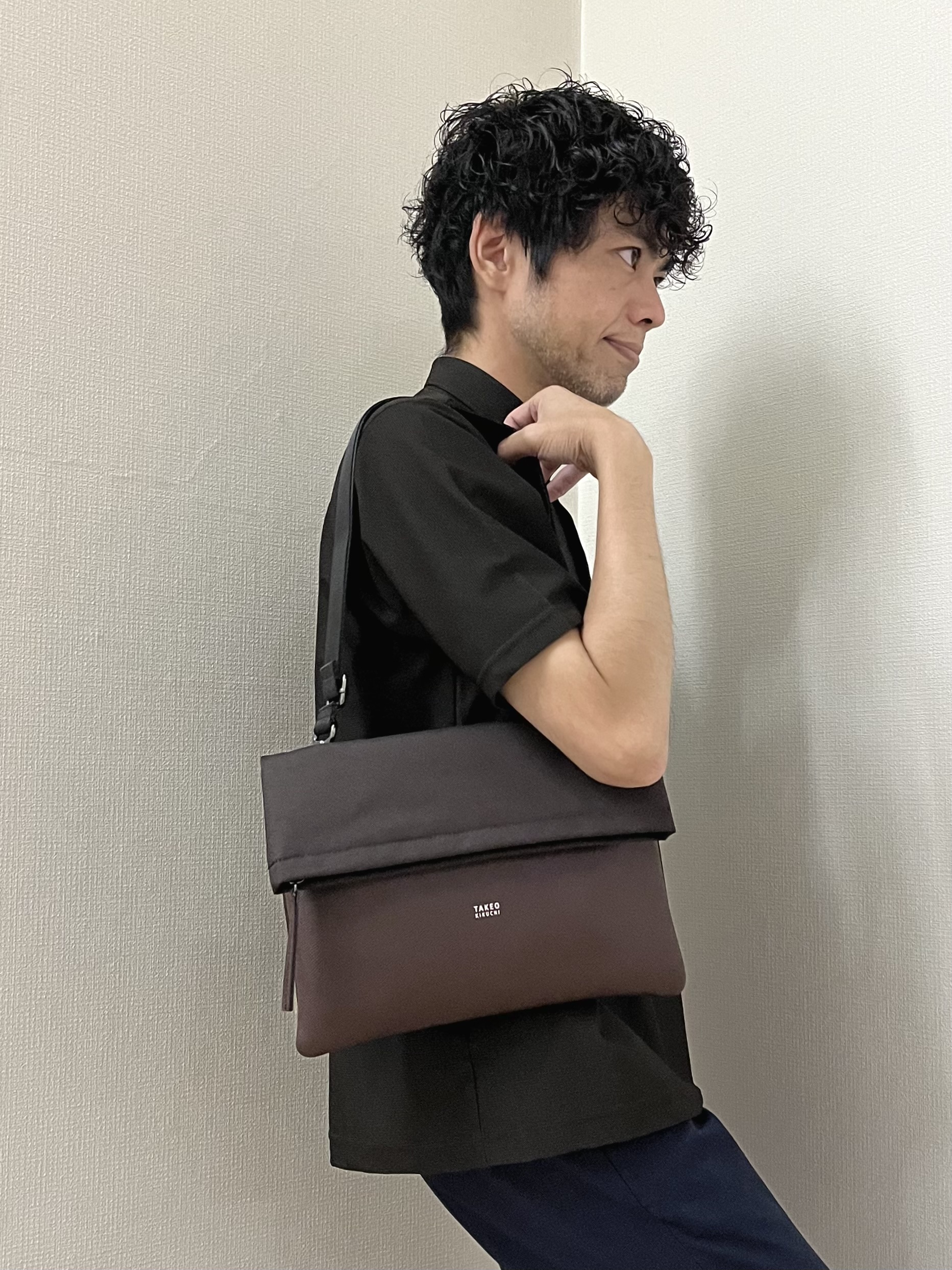 URAさんの「TAKEO KIKUCHI｜【通気性】AIR TOOL ポロシャツ」を使ったコーディネート