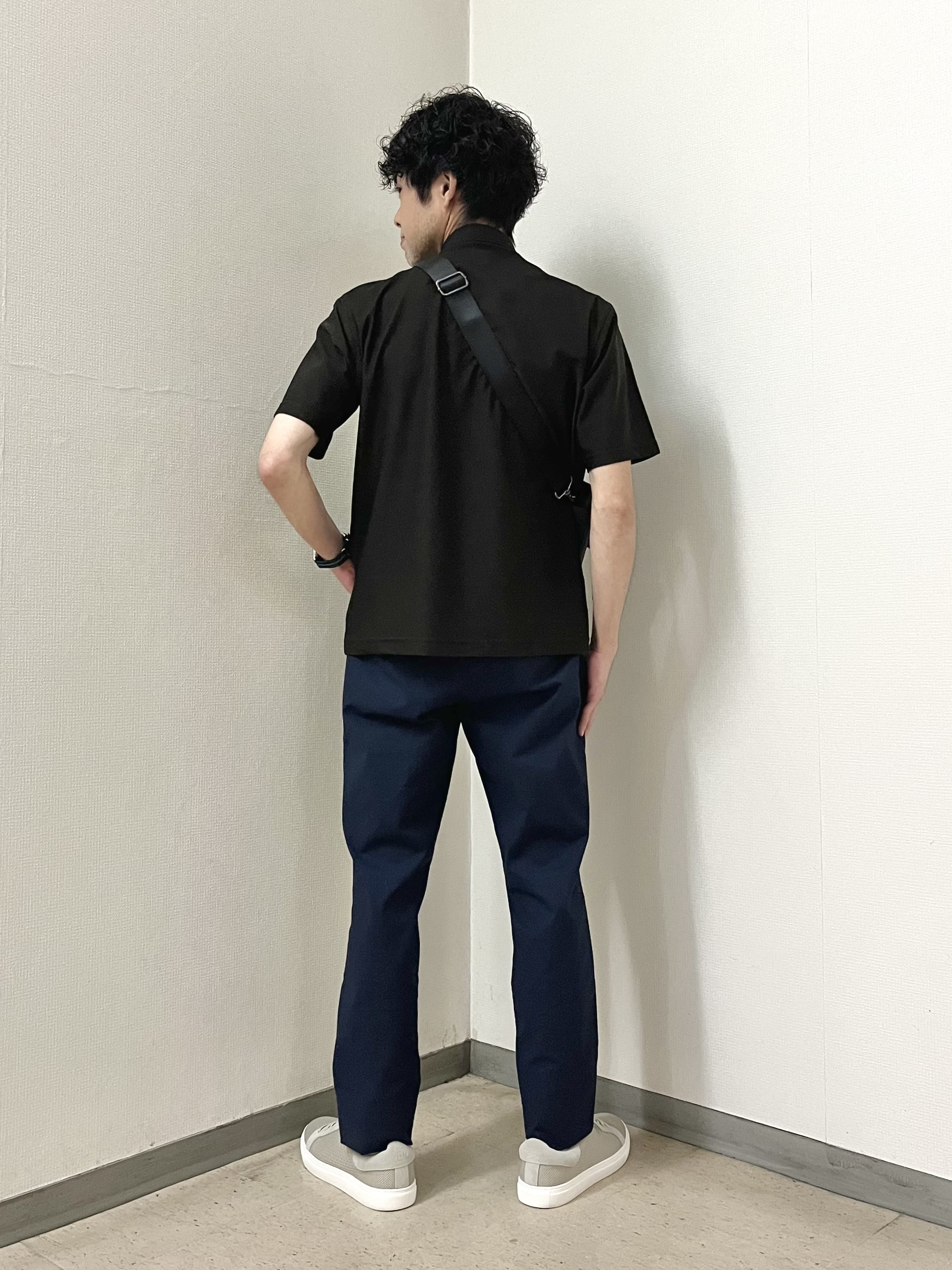URAさんの「TAKEO KIKUCHI｜【通気性】AIR TOOL ポロシャツ」を使ったコーディネート