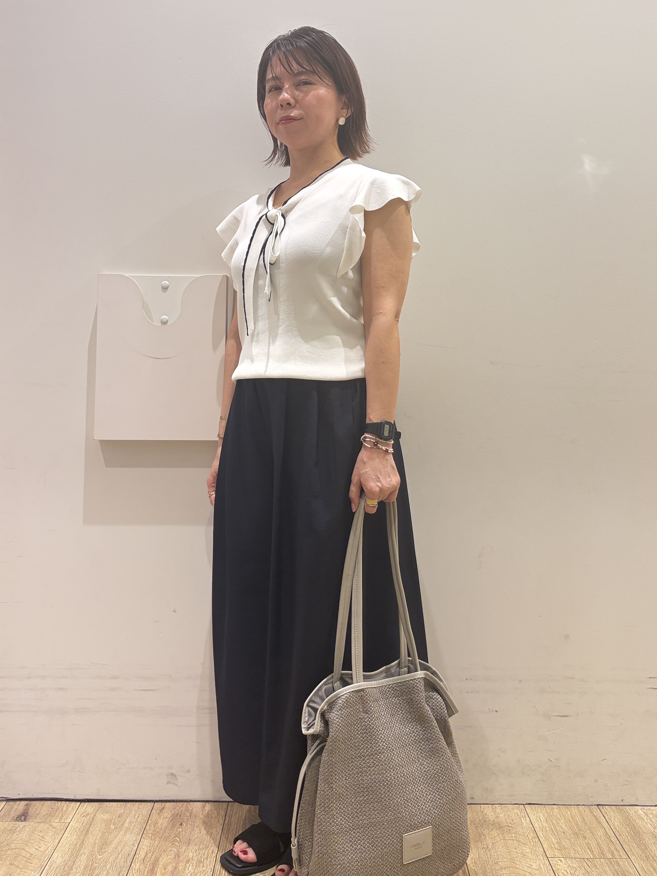 YUKOさんの「index｜【A4対応】ドロスト巾着トートバッグ」を使ったコーディネート