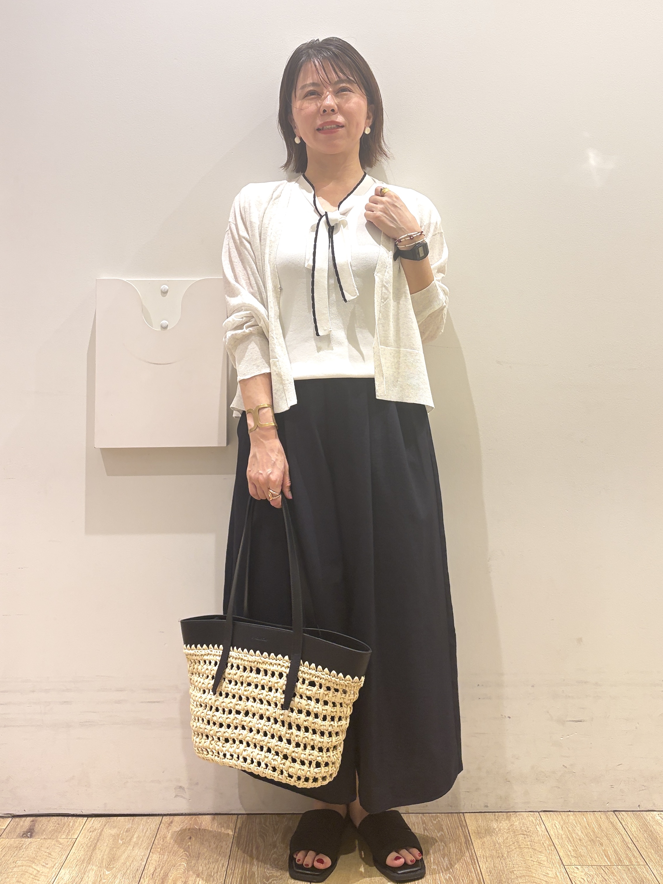 YUKOさんの「index｜【A4対応】ドロスト巾着トートバッグ」を使ったコーディネート