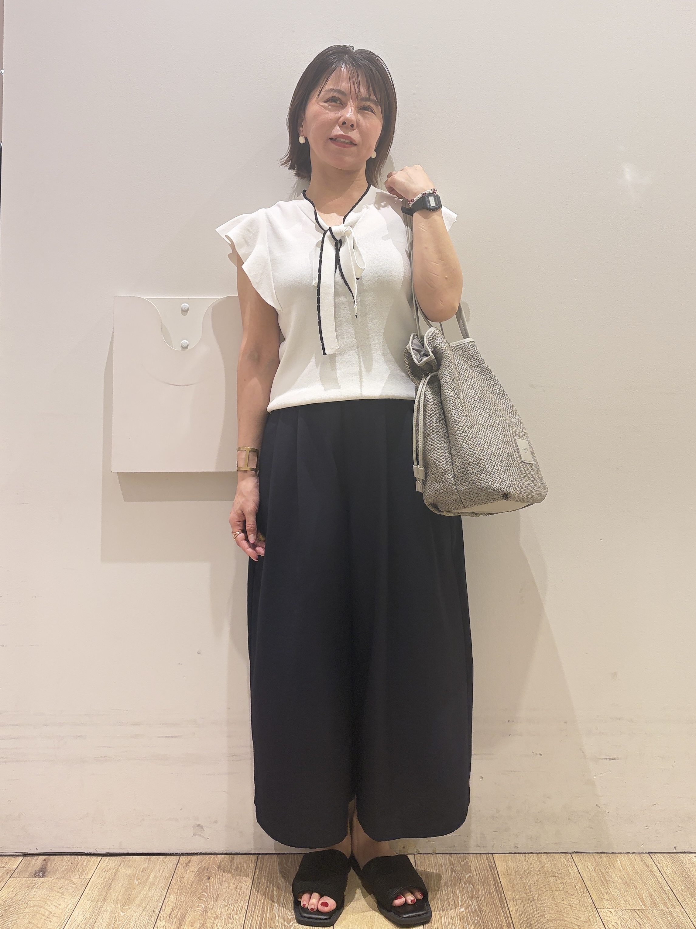YUKOさんの「index｜【A4対応】ドロスト巾着トートバッグ」を使ったコーディネート