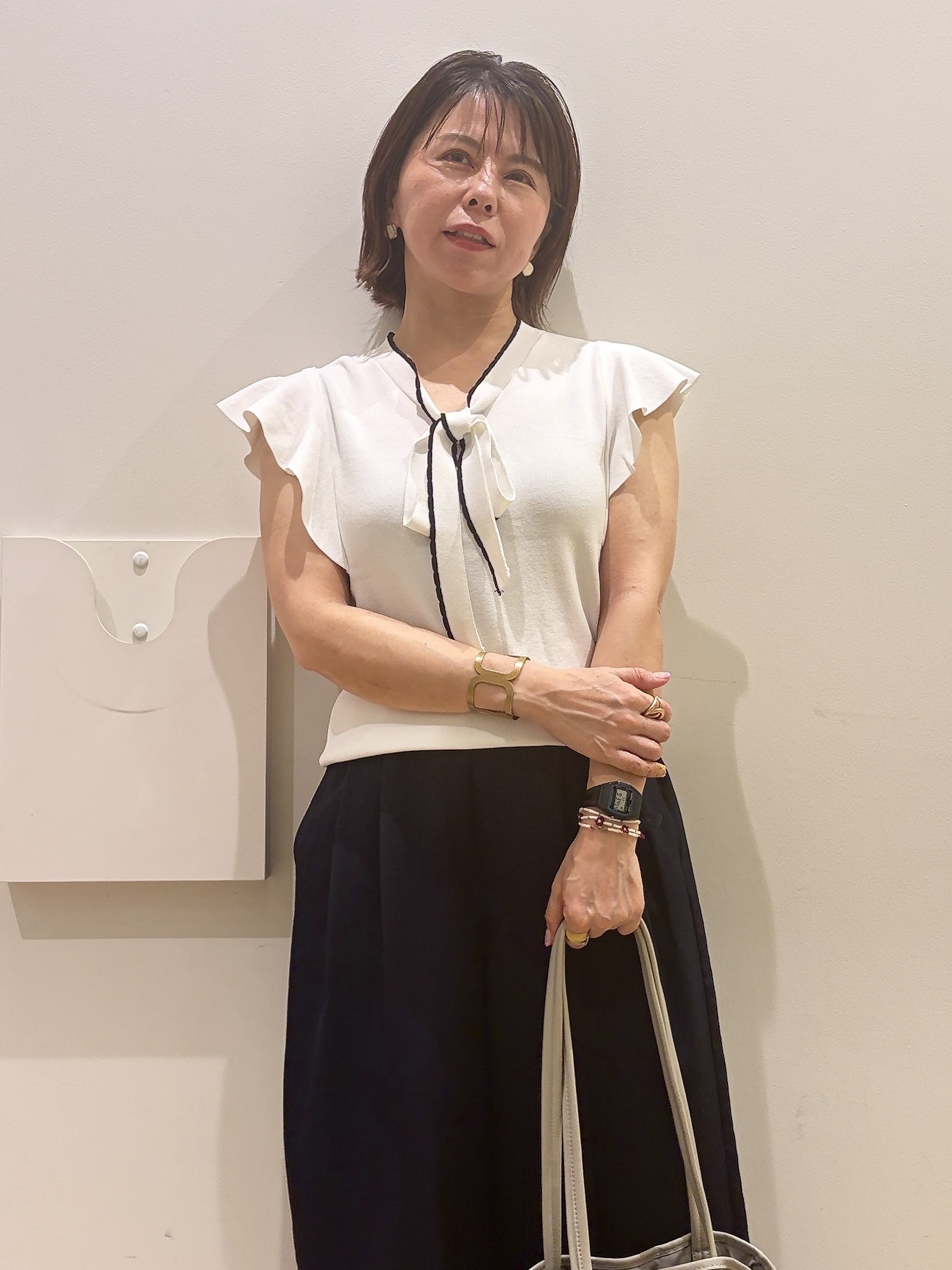 YUKOさんの「index｜【A4対応】ドロスト巾着トートバッグ」を使ったコーディネート